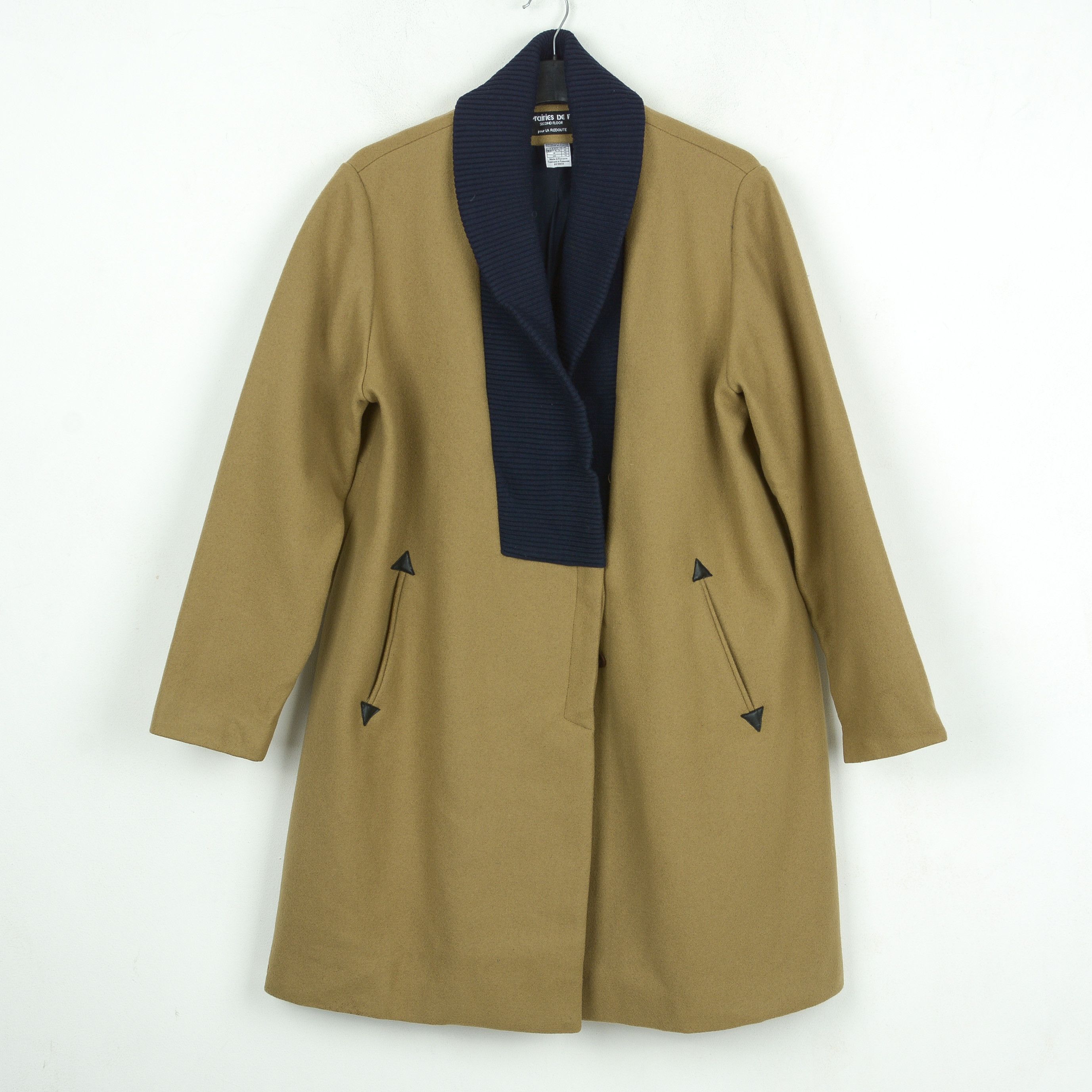 Other LA REDOUTE Les Prairies De Paris L Wool Coat Overcoat Size L / US 10 / IT 46 - 1 Thumbnail
