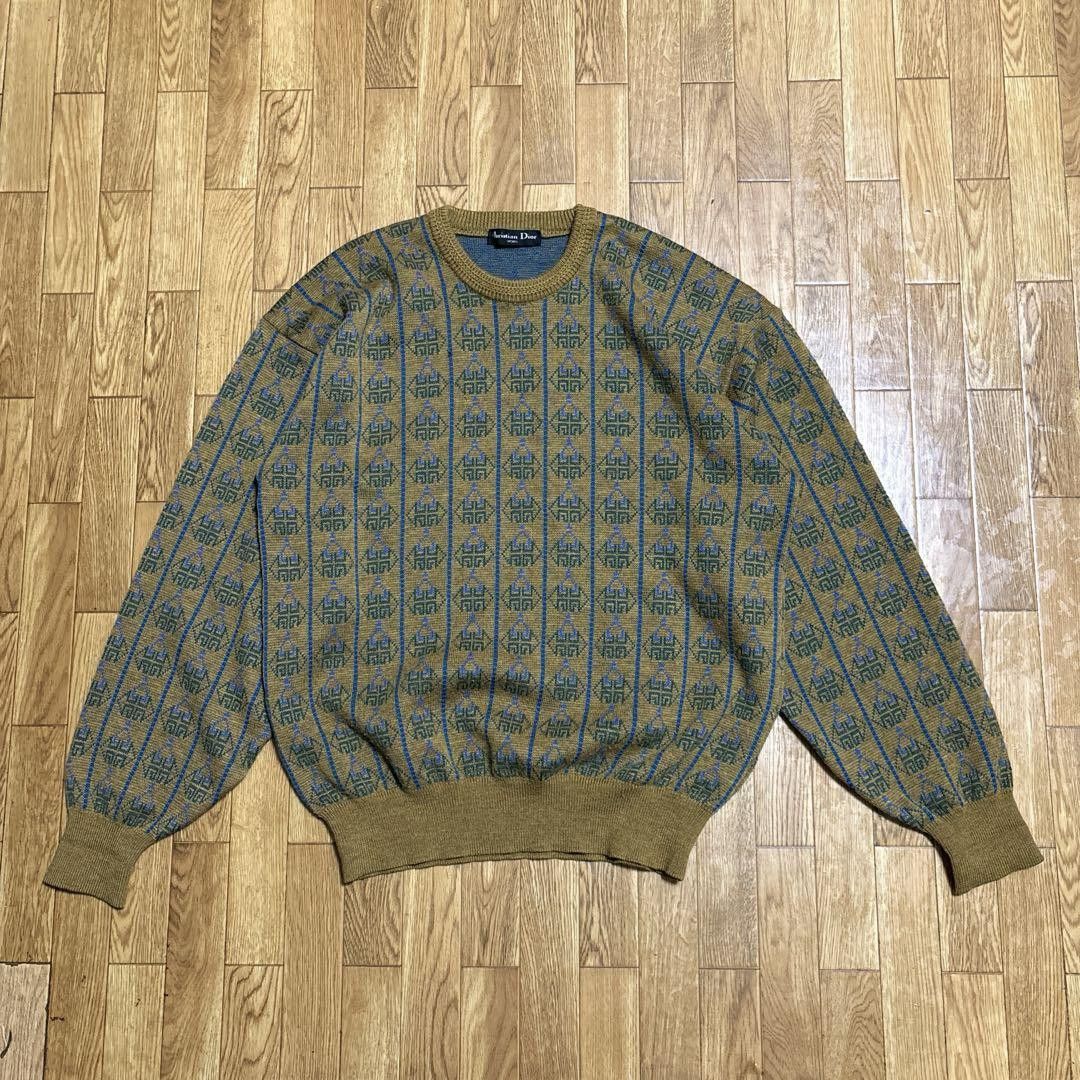 トップス 90s Christian Dior Sports wool knit 90s Christian Dior SPORTS Wool Knit Sweater