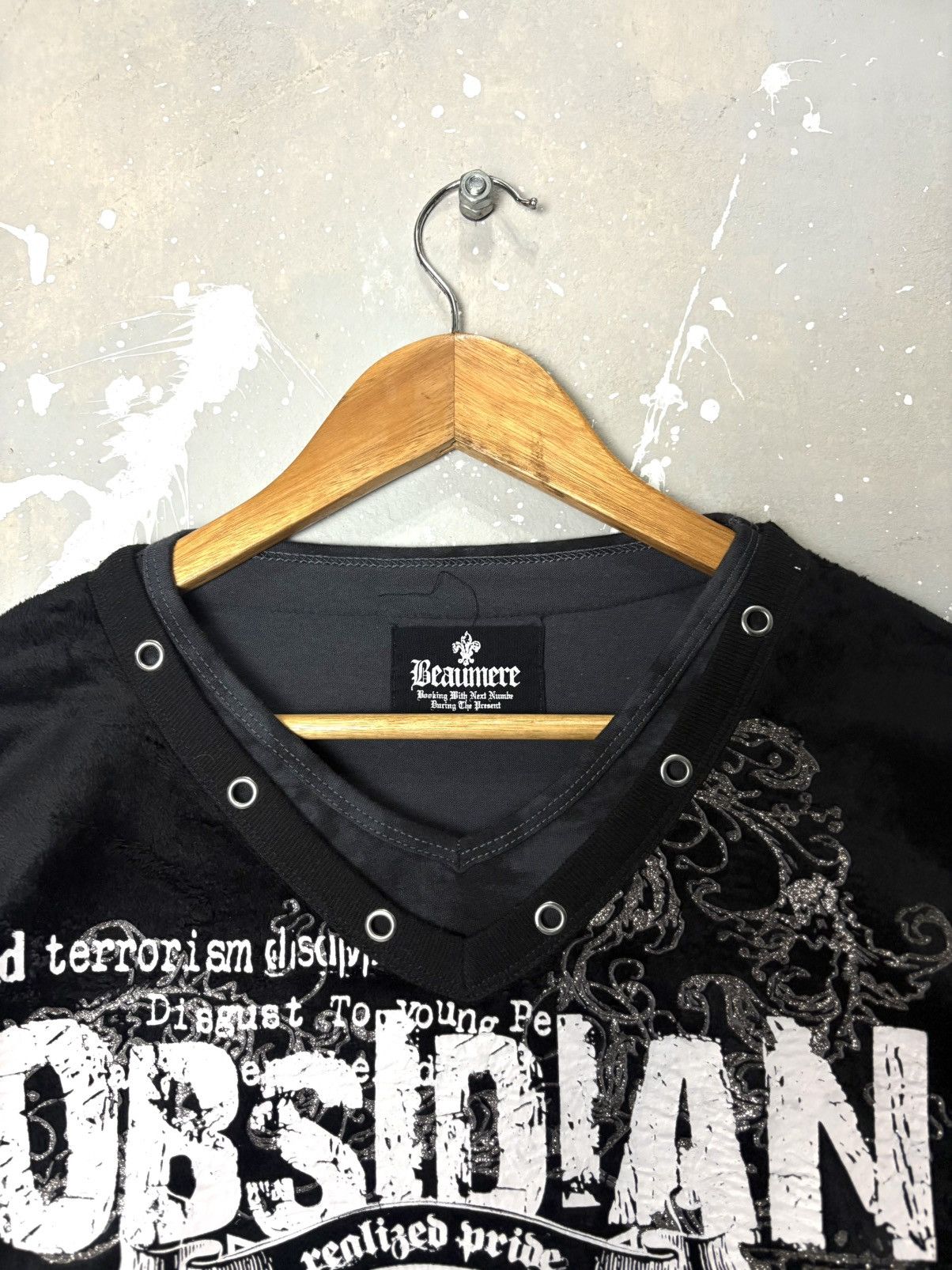 Beaumere Beaumere Obsidian Overflow Motion Punk Japan T shirt Size US L / EU 52-54 / 3 - 3 Thumbnail