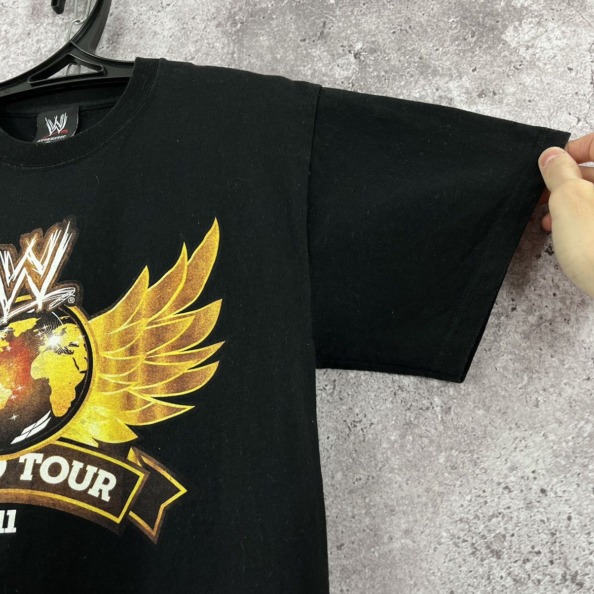 Other WWE World Tour 2011 T-Shirt Double Big Logo Black Size M Size US M / EU 48-50 / 2 - 5 Thumbnail