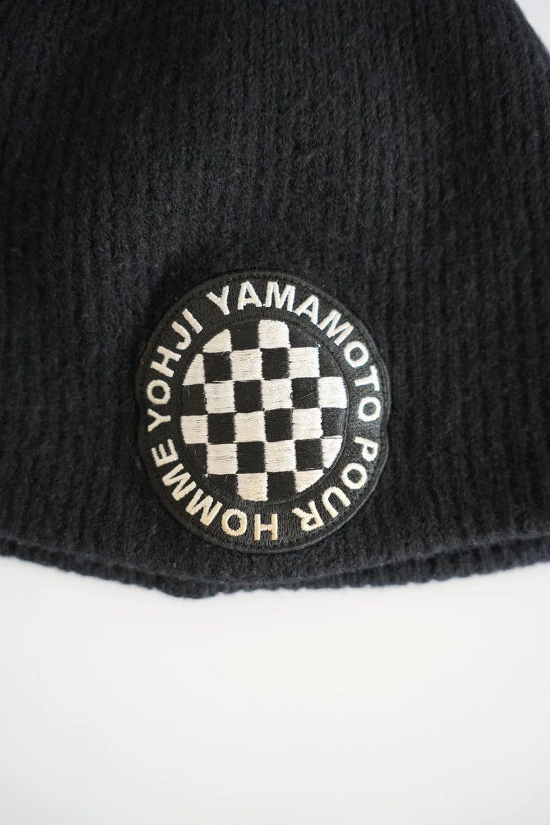Yohji Yamamoto Yohji Yamamoto Yohji Yamamoto Checker Knitted Cold Hat Size ONE SIZE - 5 Thumbnail