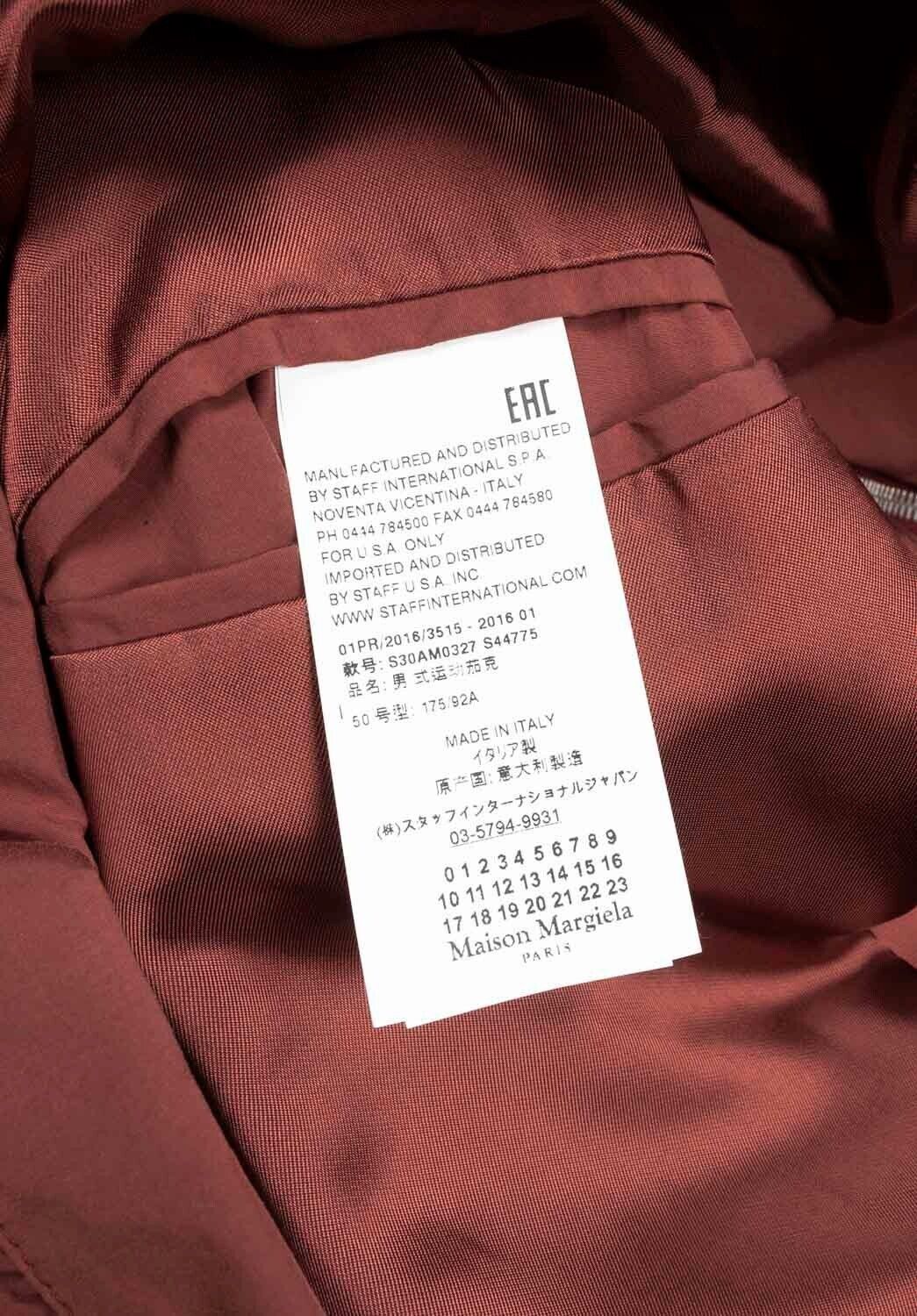 Maison Margiela New Martin Margiela Men Jacket Detailed Bomber Size 50/M Size US M / EU 48-50 / 2 - 8 Thumbnail