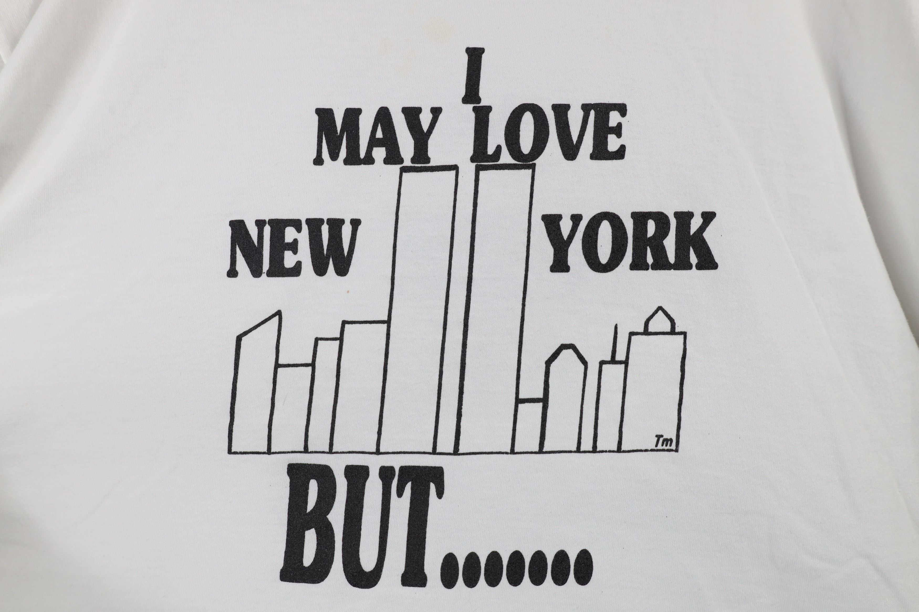 Vintage Vintage New York I Hate New York Yankees Baseball T-Shirt Size US XL / EU 56 / 4 - 4 Thumbnail