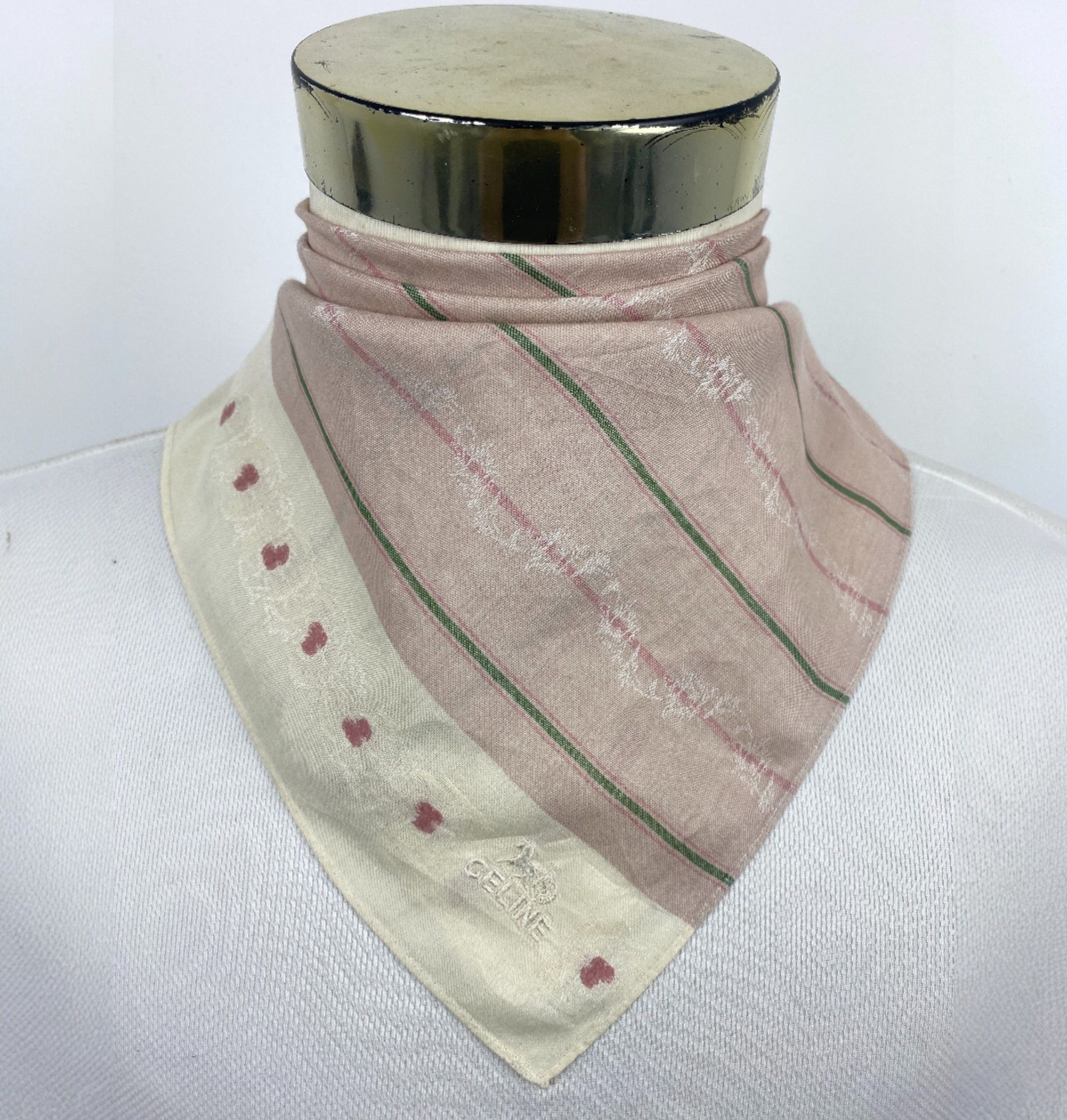 Celine Vintage Celine Handkerchief / Neckerchief KT0303 Size ONE SIZE - 1 Thumbnail