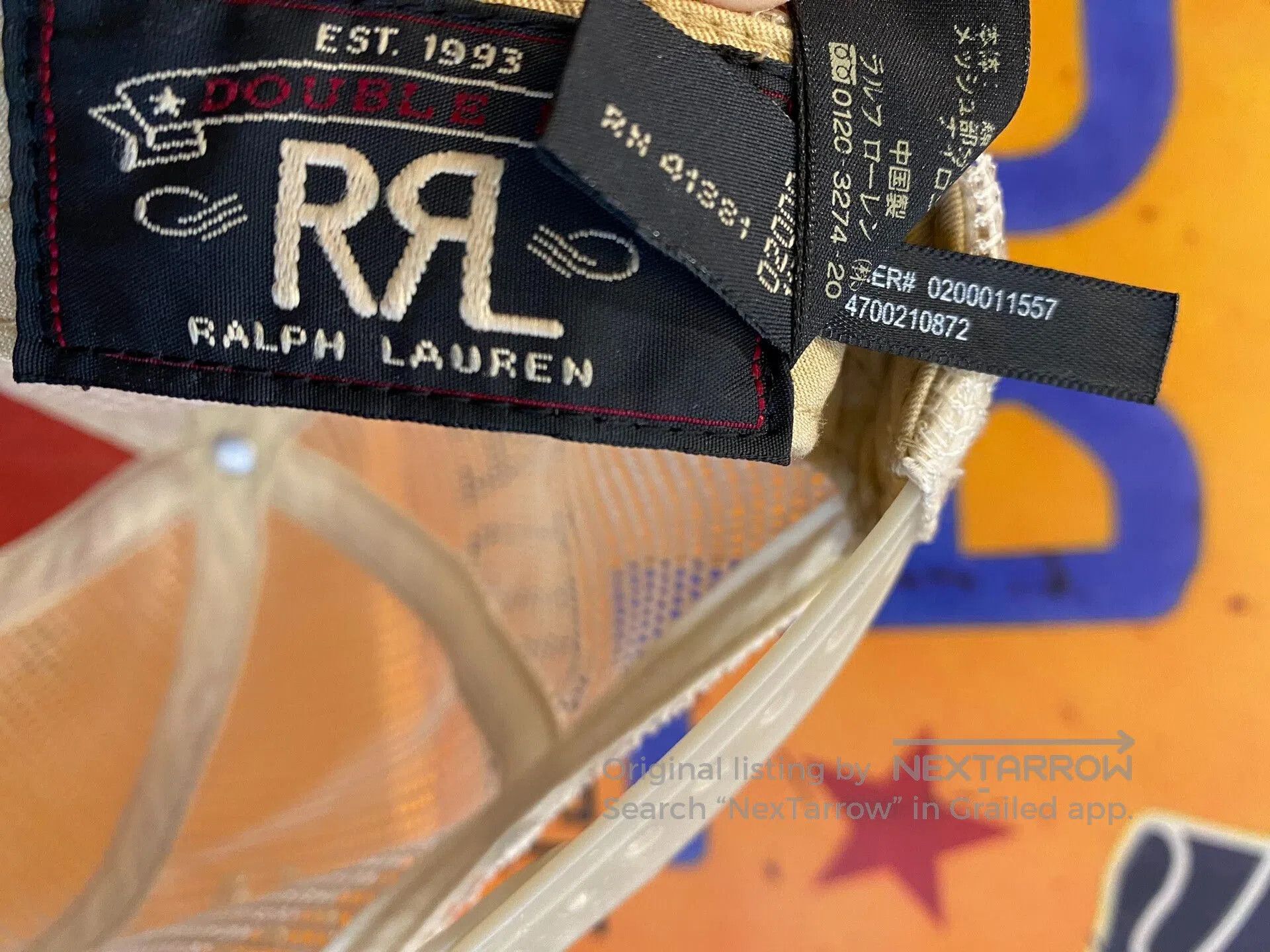 RRL Ralph Lauren RRL Supply Vintage Cap. Size ONE SIZE - 8 Thumbnail