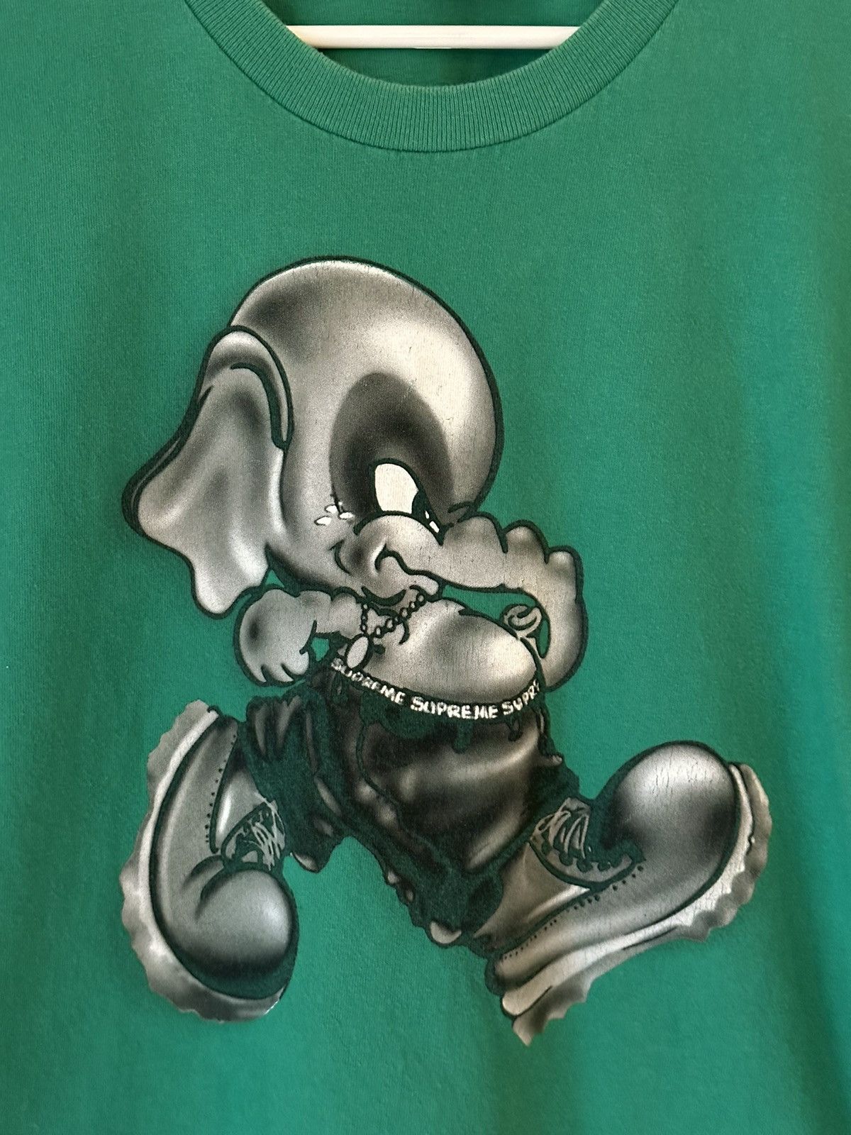 Supreme Supreme Elephant Tee - Cropped Size US M / EU 48-50 / 2 - 2 Thumbnail