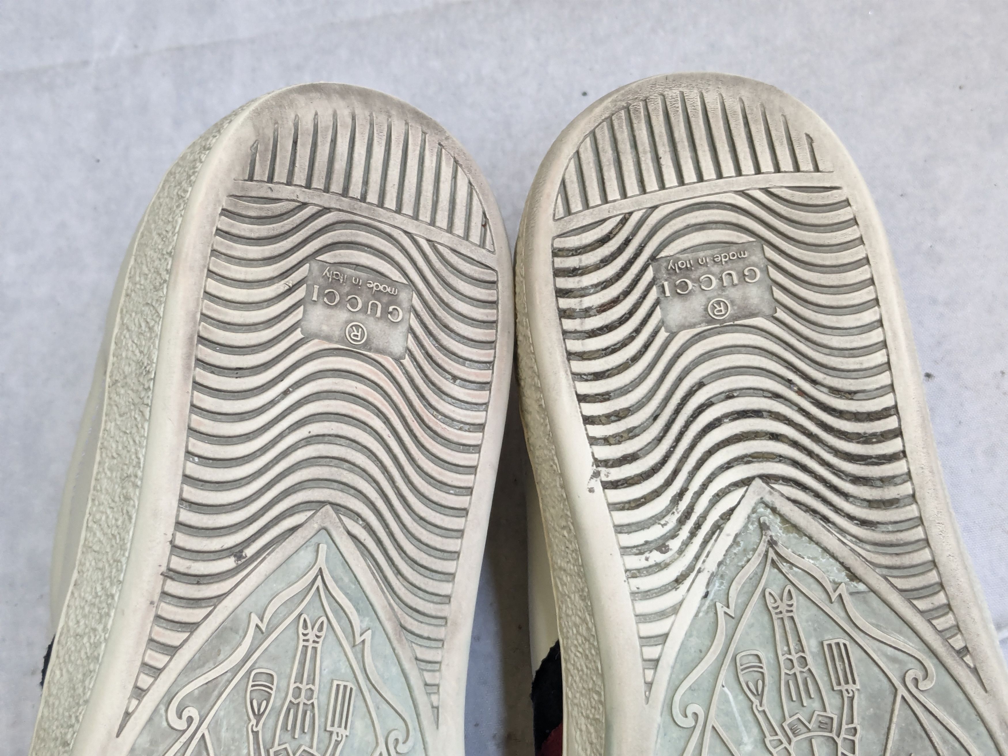 Gucci Gucci Ace Sneakers White 11.5 Low Tops Leather Size US 11.5 / EU 44-45 - 16 Thumbnail