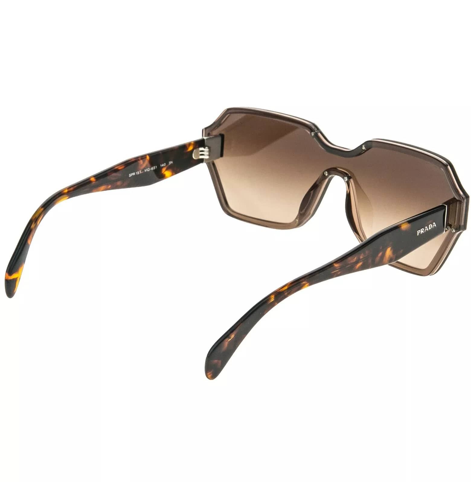 Prada PRADA HIDE PR15TS Shield Fashion Bold Sunglasses 15T Size ONE SIZE - 7 Thumbnail