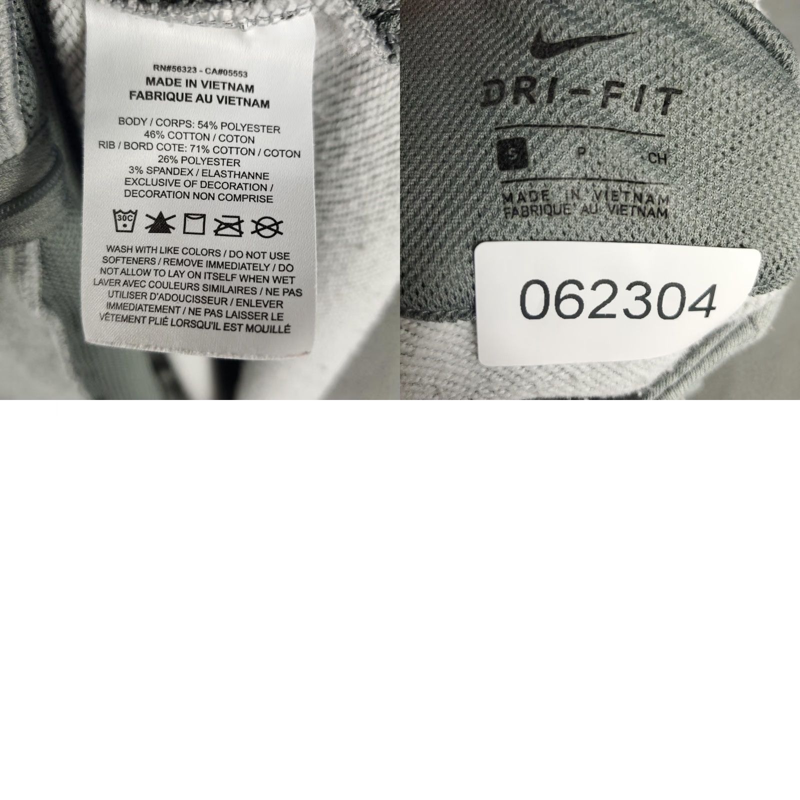 Nike Nike Sweatshirt Womens Small Gray Full Zip Hoodie Sportswear Size S / US 4 / IT 40 - 8 Thumbnail