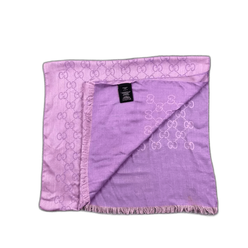 Gucci gucci purple wool double face scarf Size ONE SIZE - 1 Thumbnail