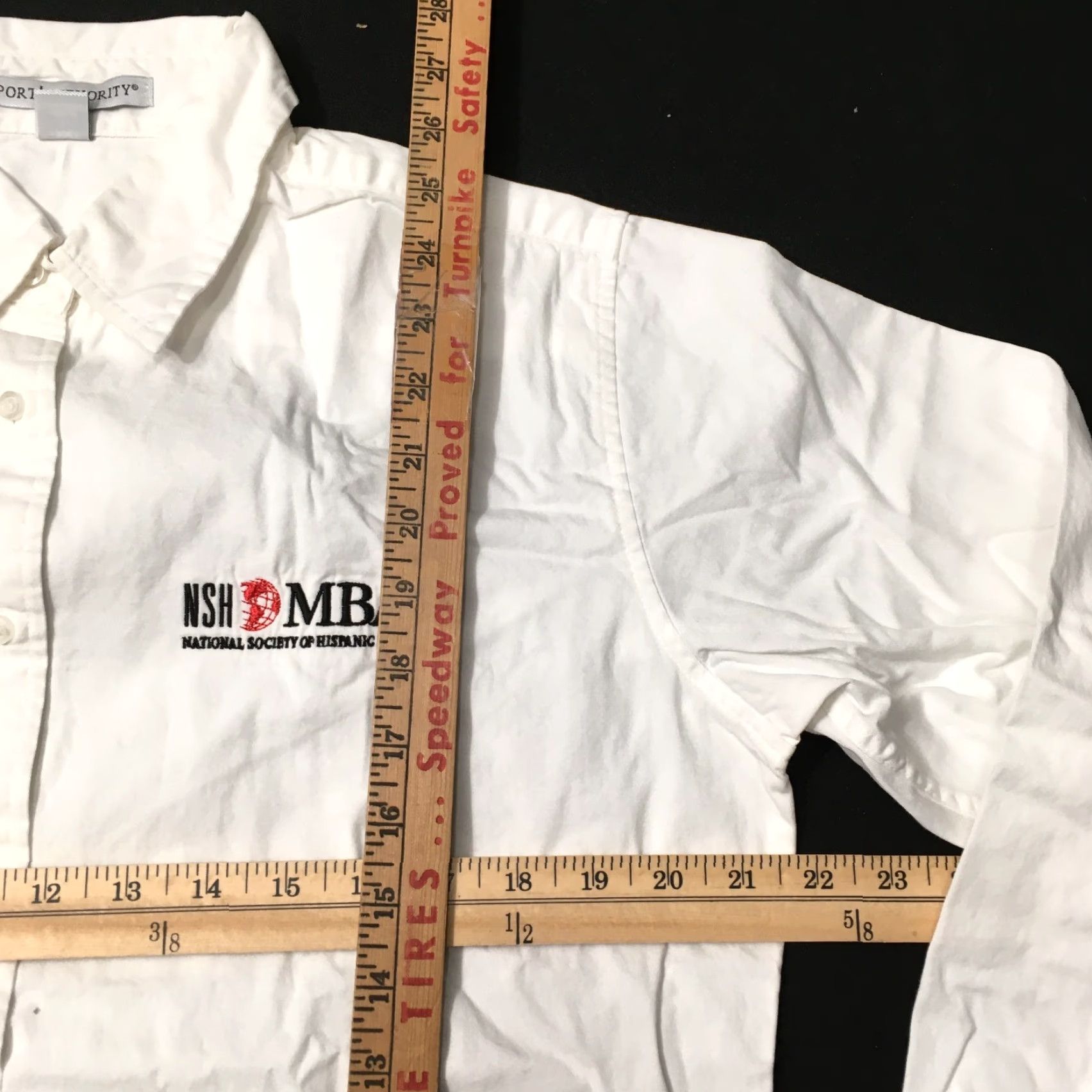 Port Authority Port Authority Dress Shirt Womens Long Sleeve Button-Down White Cotton Regular L Size Size L / US 10 / IT 46 - 4 Thumbnail