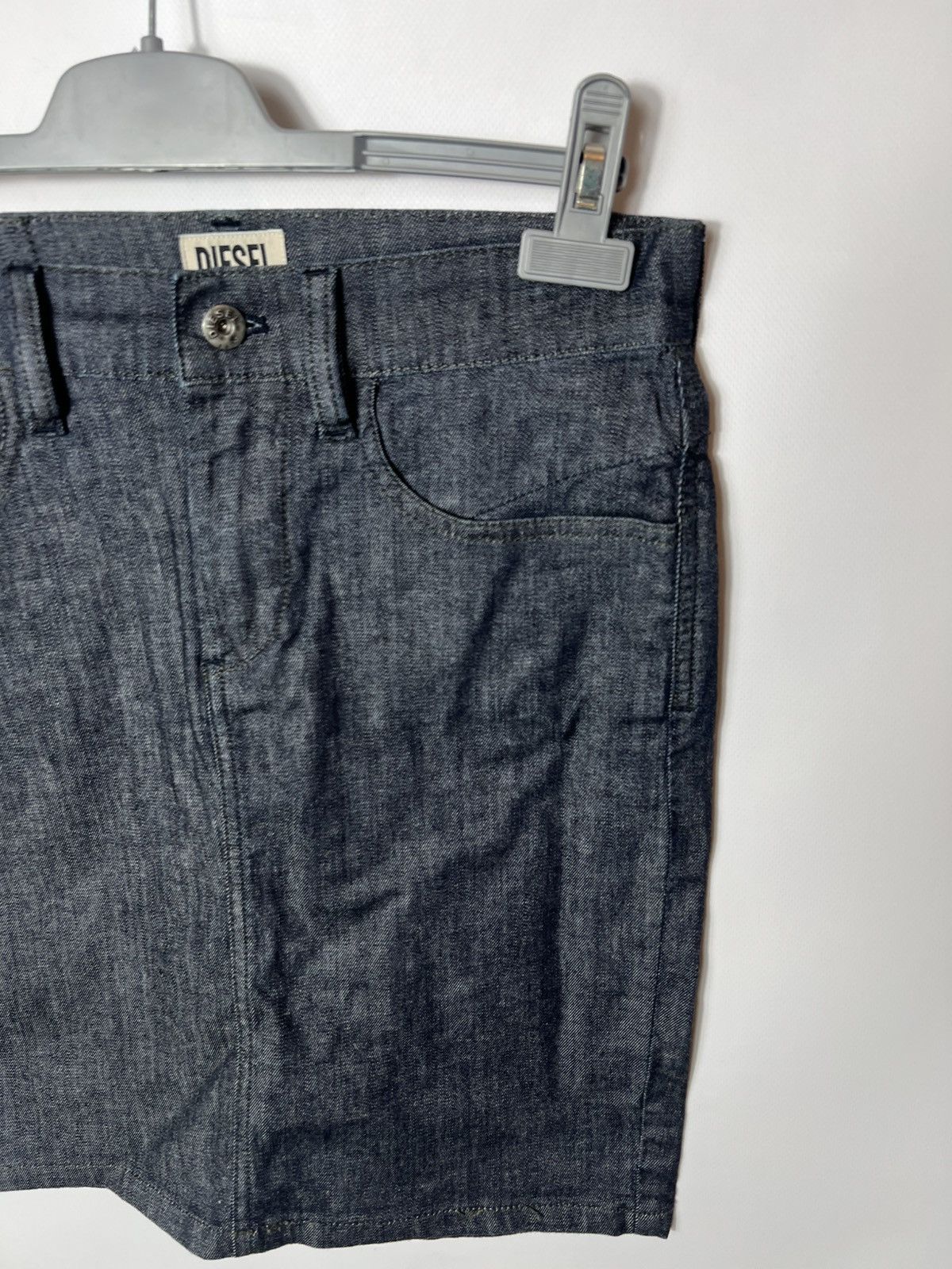 Diesel Vintage Y2K Diesel Industry Crazy Midi Denim Jeans Skirt Size 25" / US 0 / IT 36 - 2 Thumbnail