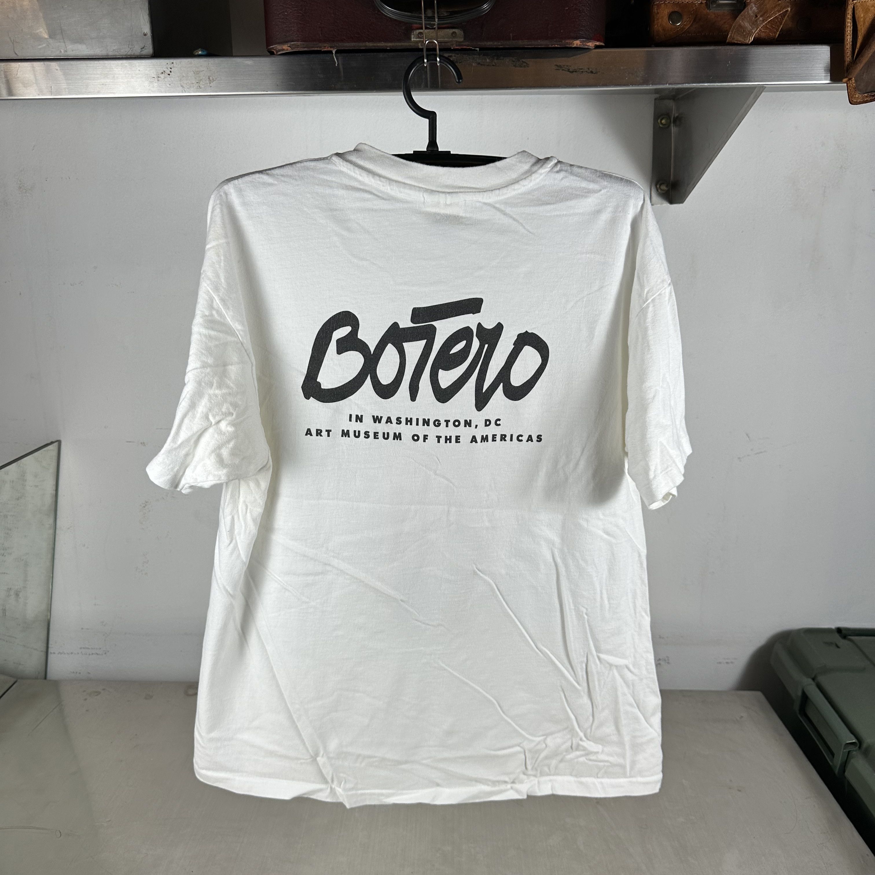 Vintage 1996 Fernando Botero Art Museum of the Americas T-Shirt Size US XL / EU 56 / 4 - 3 Thumbnail