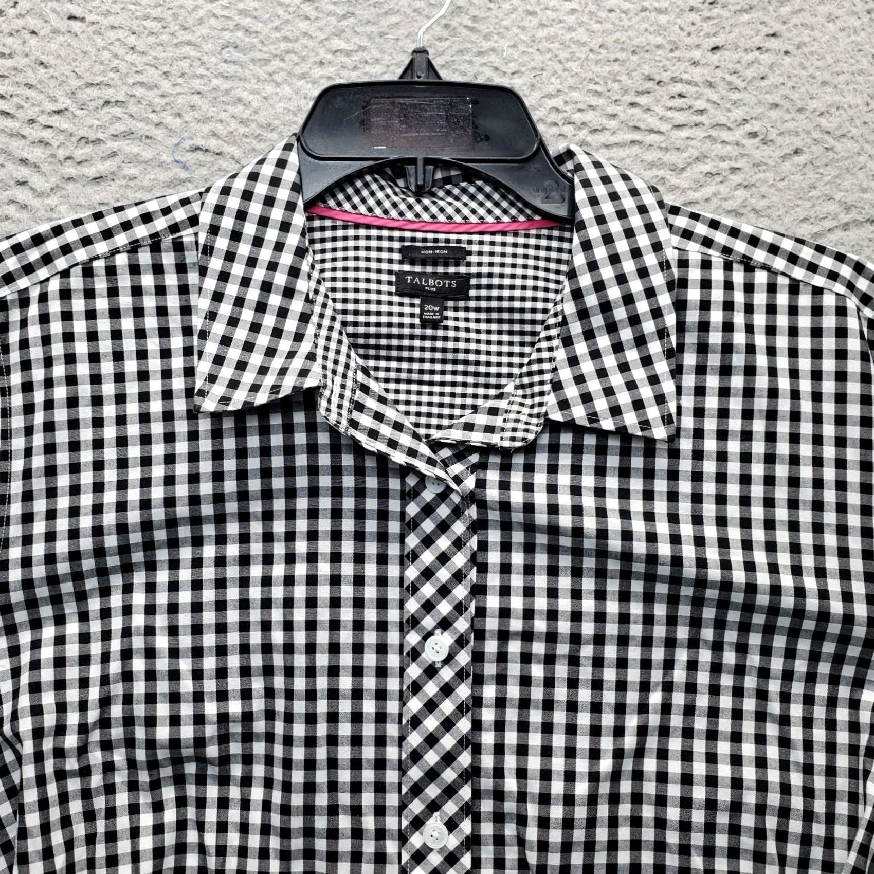 Talbots Talbots Shirt Womens 20W Multi Long Sleeve Collared Non-Iron Stretch Button Up Size 3XL / US 20-22 - 7 Thumbnail