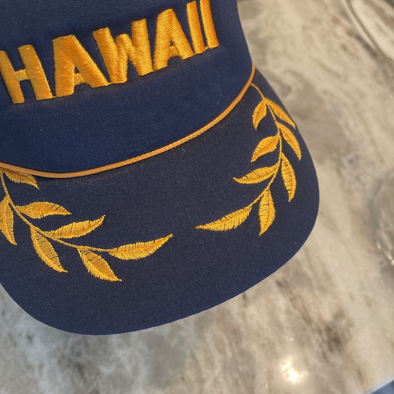 Vintage Vtg 1980's Hawaii Snapback Trucker Mesh Hat Scramble NOS Size ONE SIZE - 3 Thumbnail