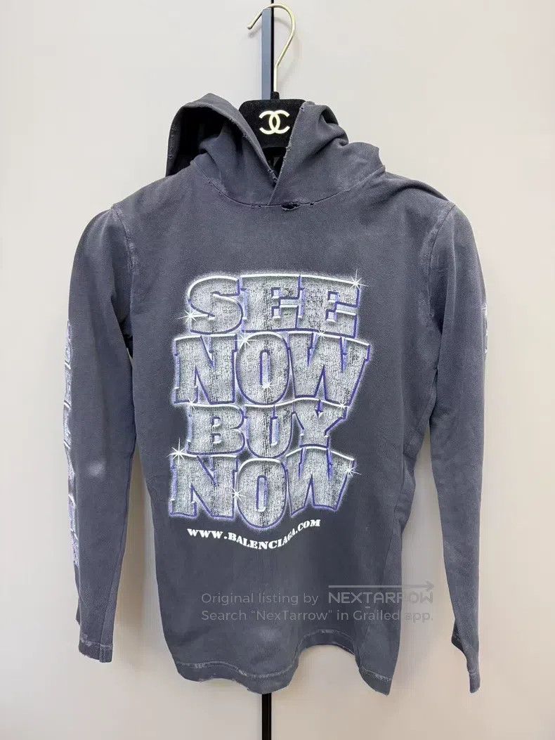 Balenciaga Balenciaga Hooded sweatshirt Size US XS / EU 42 / 0 - 1 Thumbnail