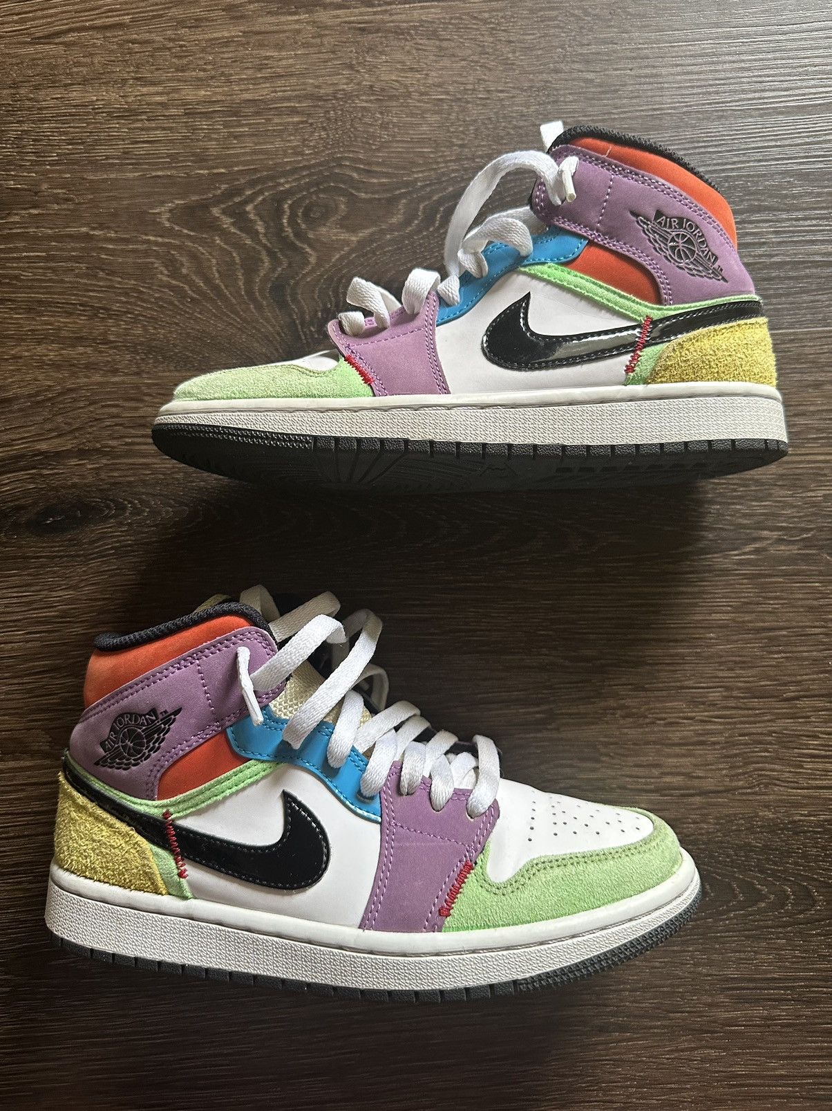 Nike Lightbulb mid Jordan 1s Size US 6.5 / IT 36.5 - 7 Thumbnail