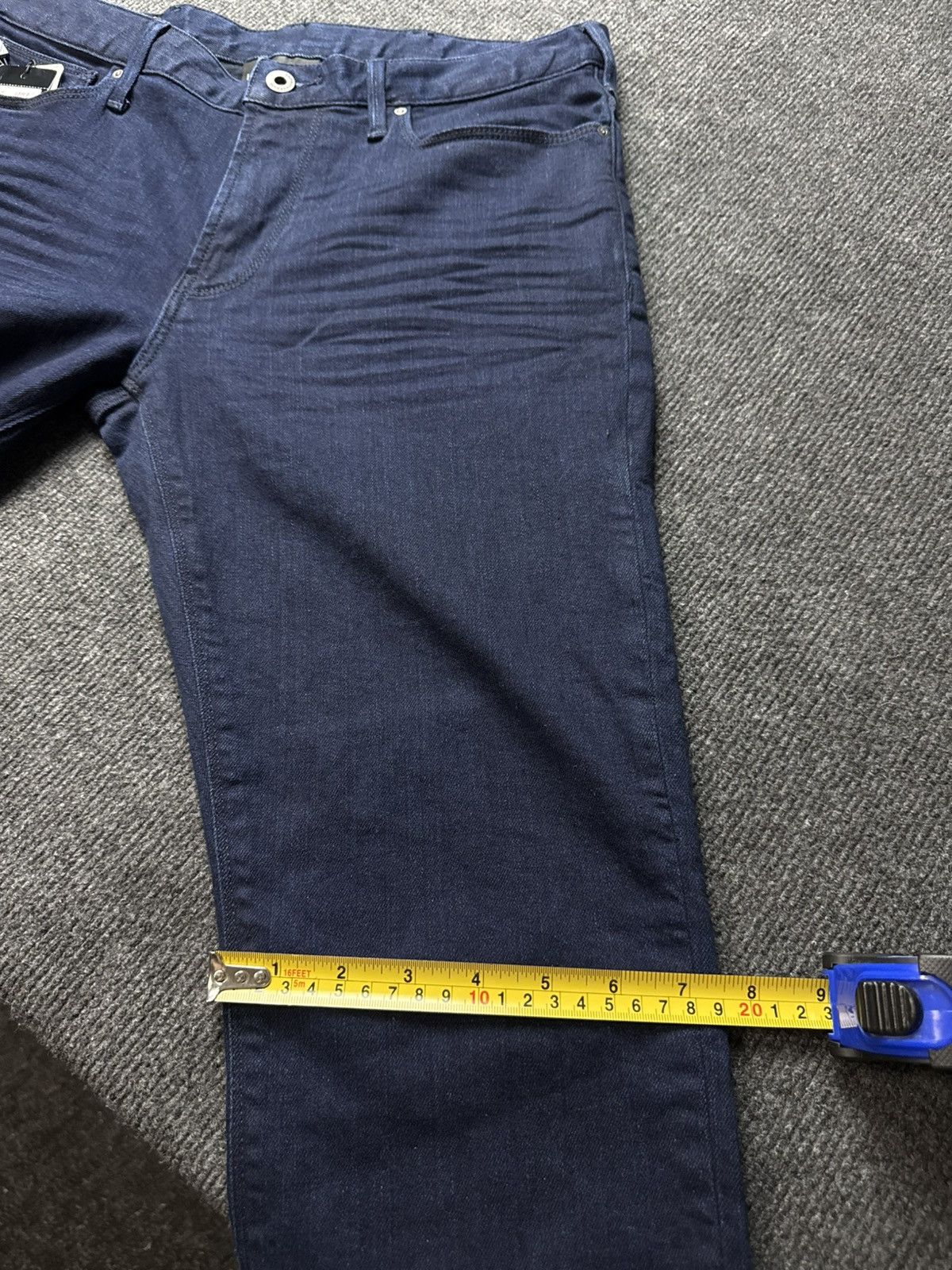 Emporio Armani NWT 00s Luxury Emporio Armani J06 Slim Fit Jeans Dark Blue Size US 30 / EU 46 - 21 Thumbnail