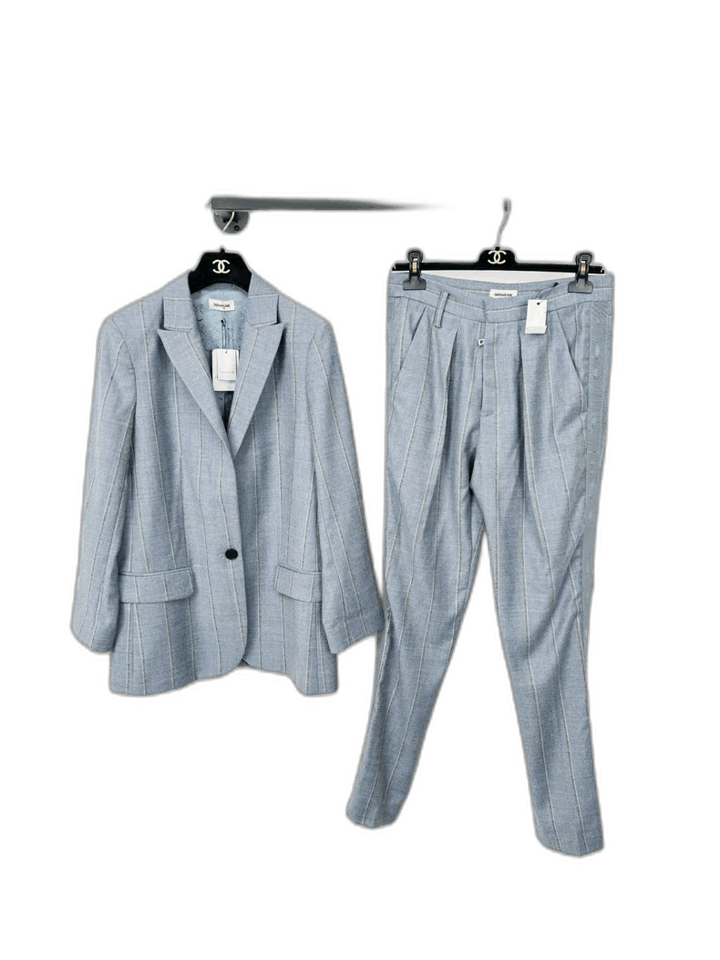 Celine Zadig & Voltaire Stripe Suit Set Size M / US 6-8 / IT 42-44 - 1 Thumbnail