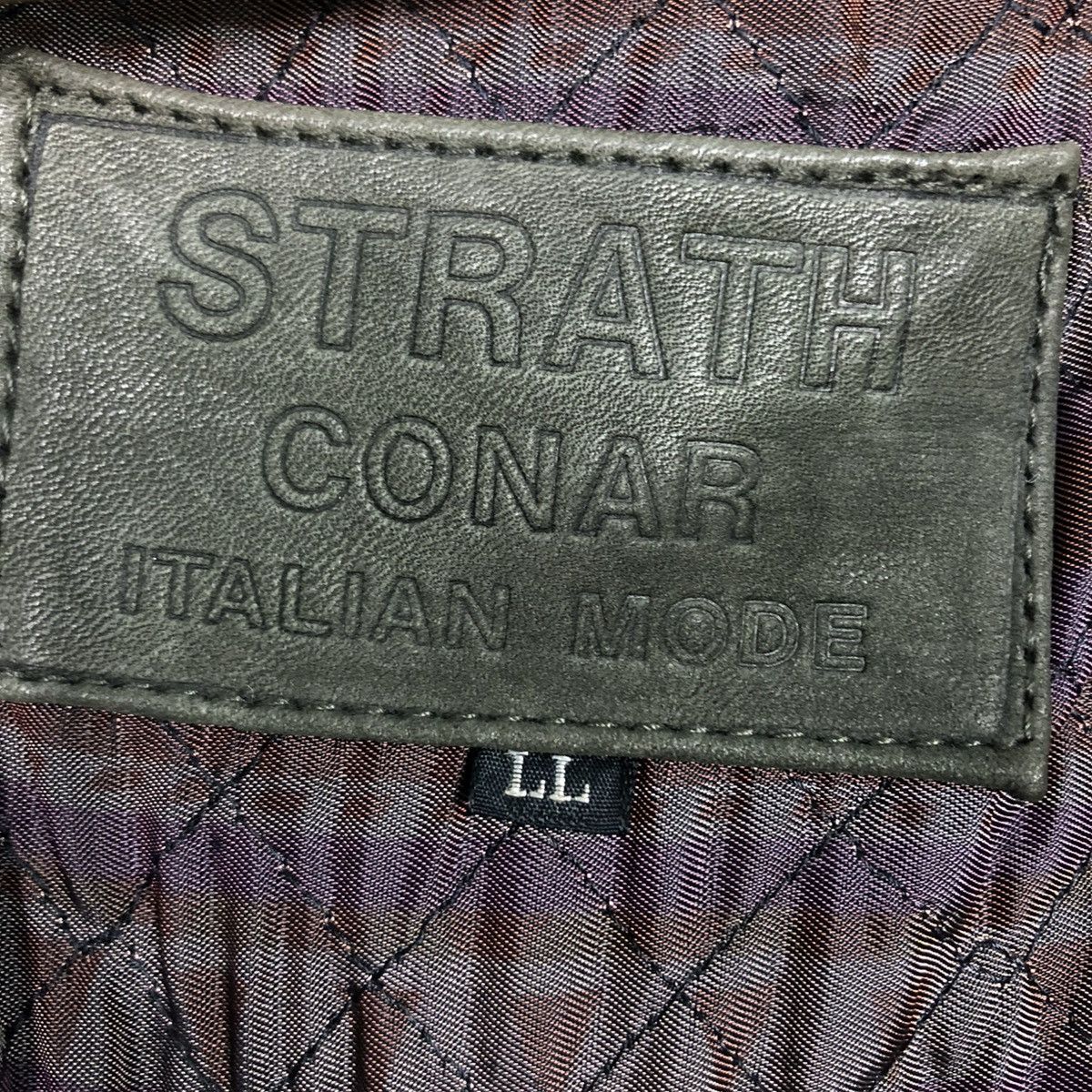 Japanese Brand 🔥VINTAGE GENUINE LEATHER JACKET STRATH ISSEY MIYAKE Size US L / EU 52-54 / 3 - 19 Thumbnail