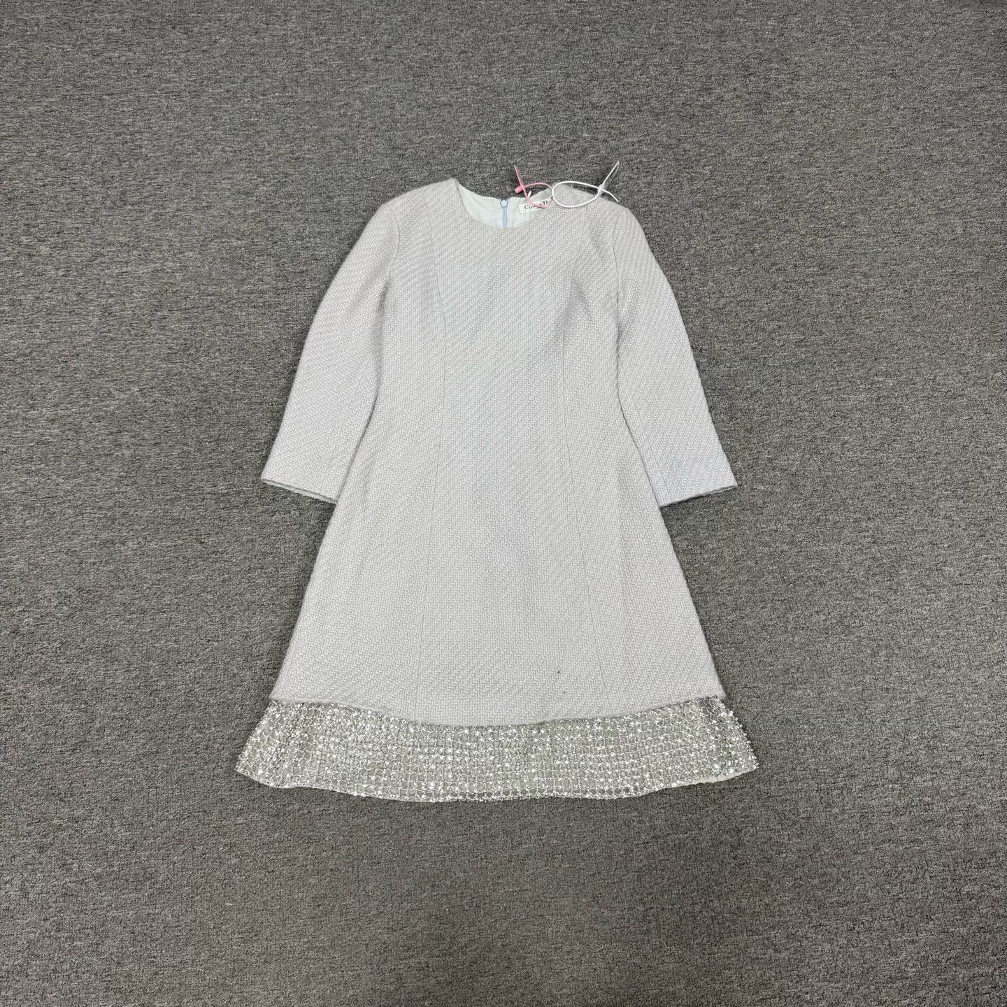 Dior Dior Tweed Beaded Wool Dress Size XS / US 0-2 / IT 36-38 - 1 Thumbnail