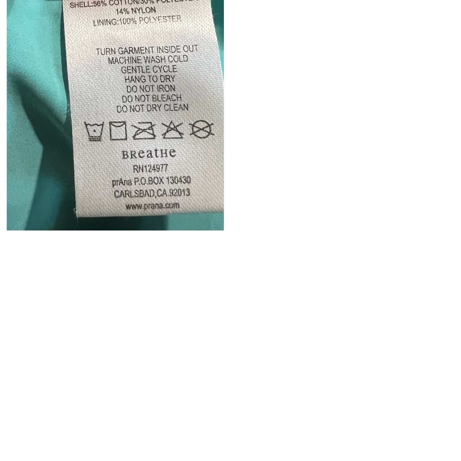 Prana prAna Abby Lightweight Windbreaker Jacket Blue Teal M Hooded Lined Zip Pocketed Windbreaker Womens Size M / US 6-8 / IT 42-44 - 9 Thumbnail