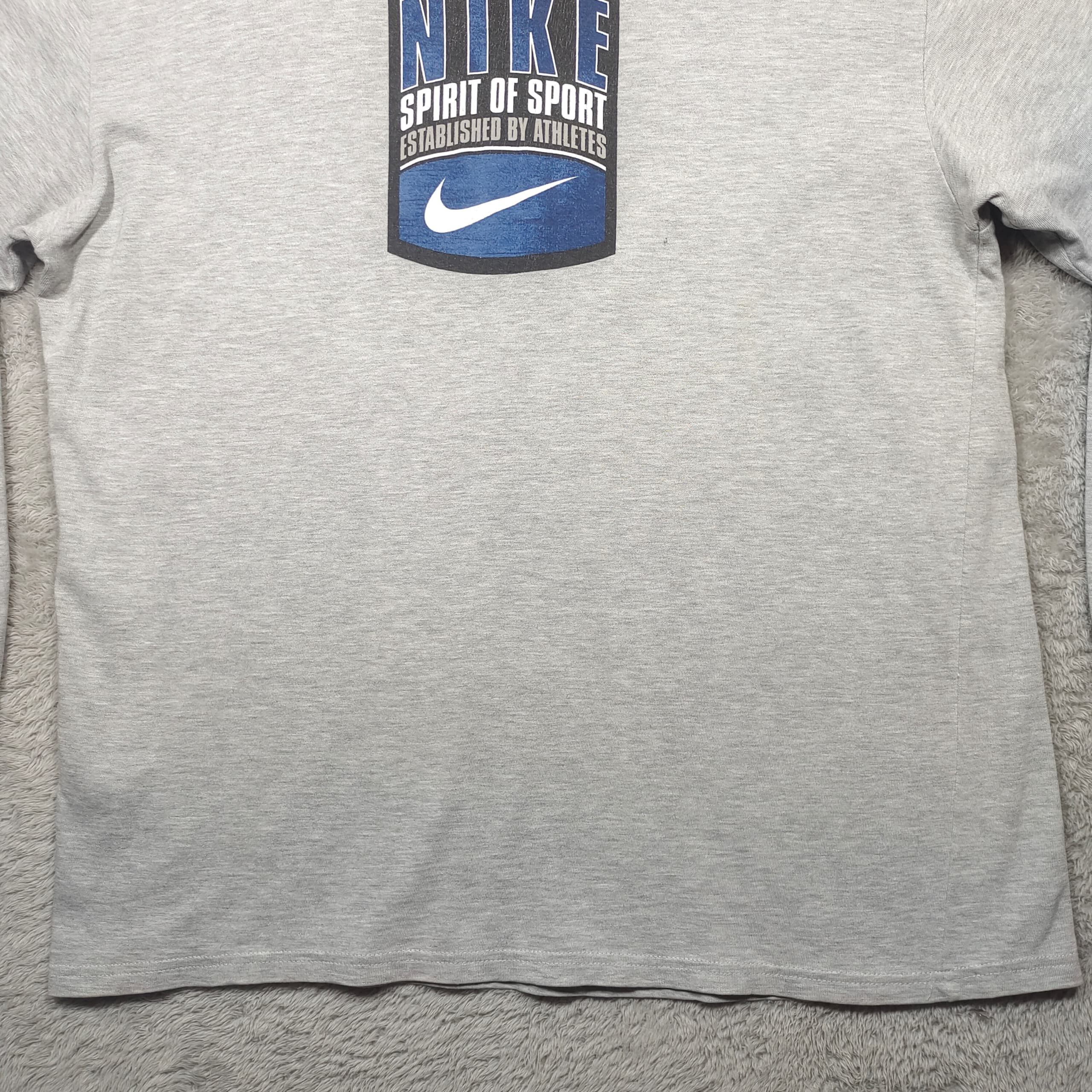 Nike × Vintage VINTAGE TRASHED NIKE SPIRIT OF SPORT LONG SLEEVE T SHIRT Size US L / EU 52-54 / 3 - 7 Thumbnail