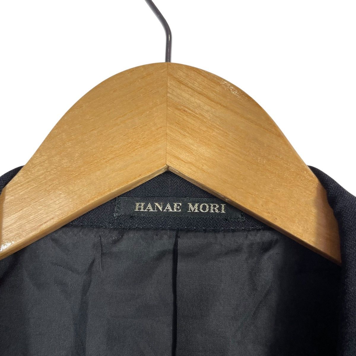 Hanae Mori HANAE MORI Monsieur Navy Wool Blazer Jacket Size 38R - 3 Thumbnail
