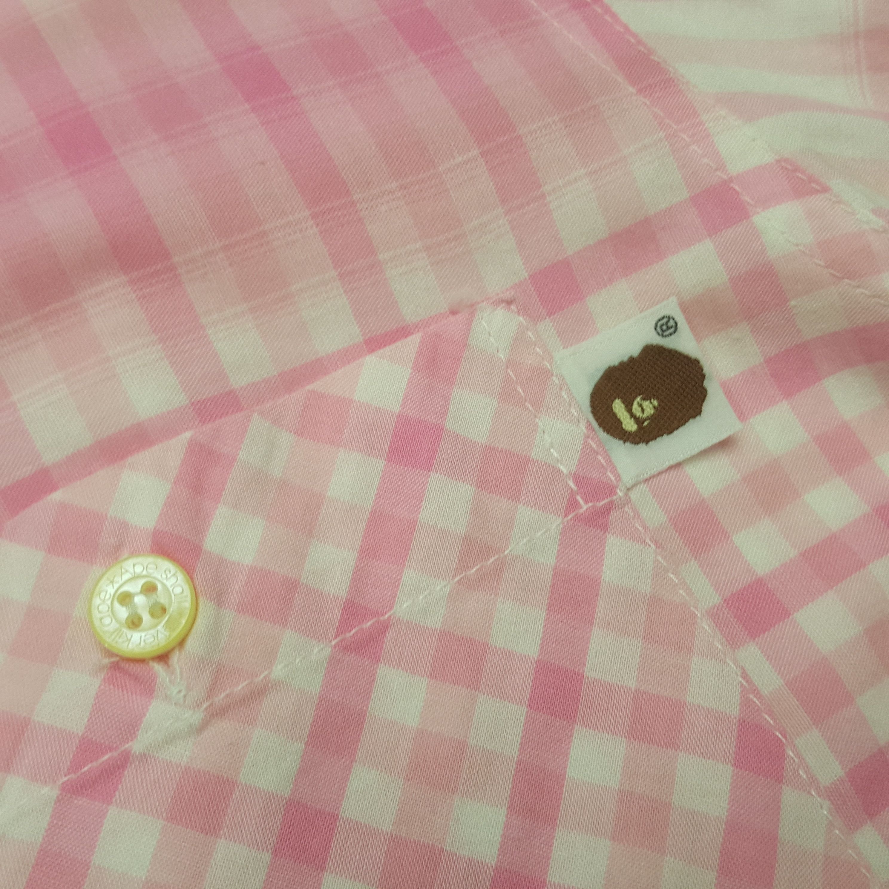 Bape Vintage A Bathing Ape Japan Button Up Shirt Size US XS / EU 42 / 0 - 5 Thumbnail