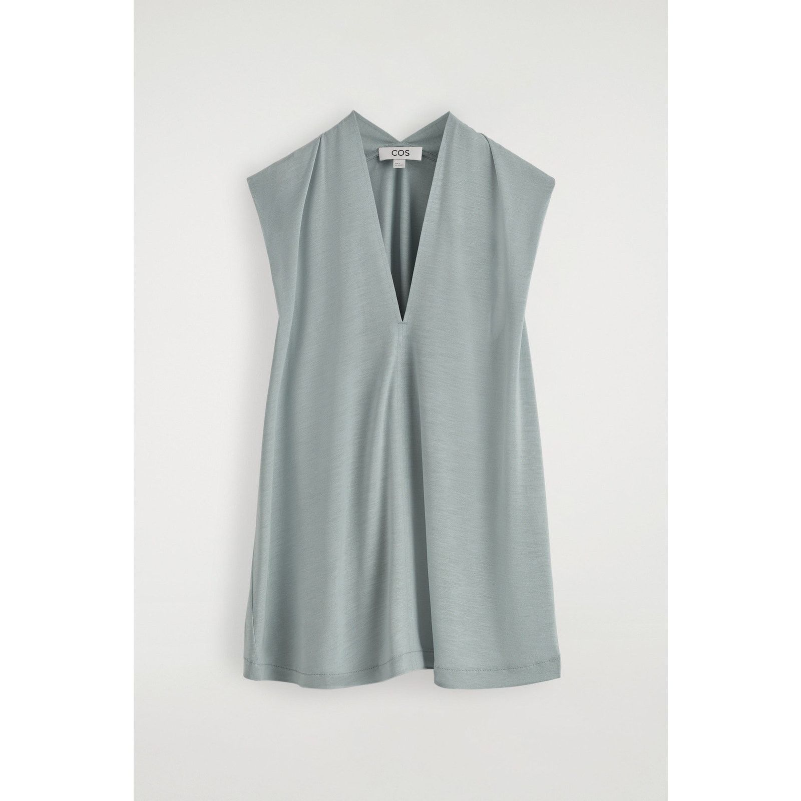 Cos COS DRAPED V-NECK TOP Sz M Size M / US 6-8 / IT 42-44 - 3 Thumbnail