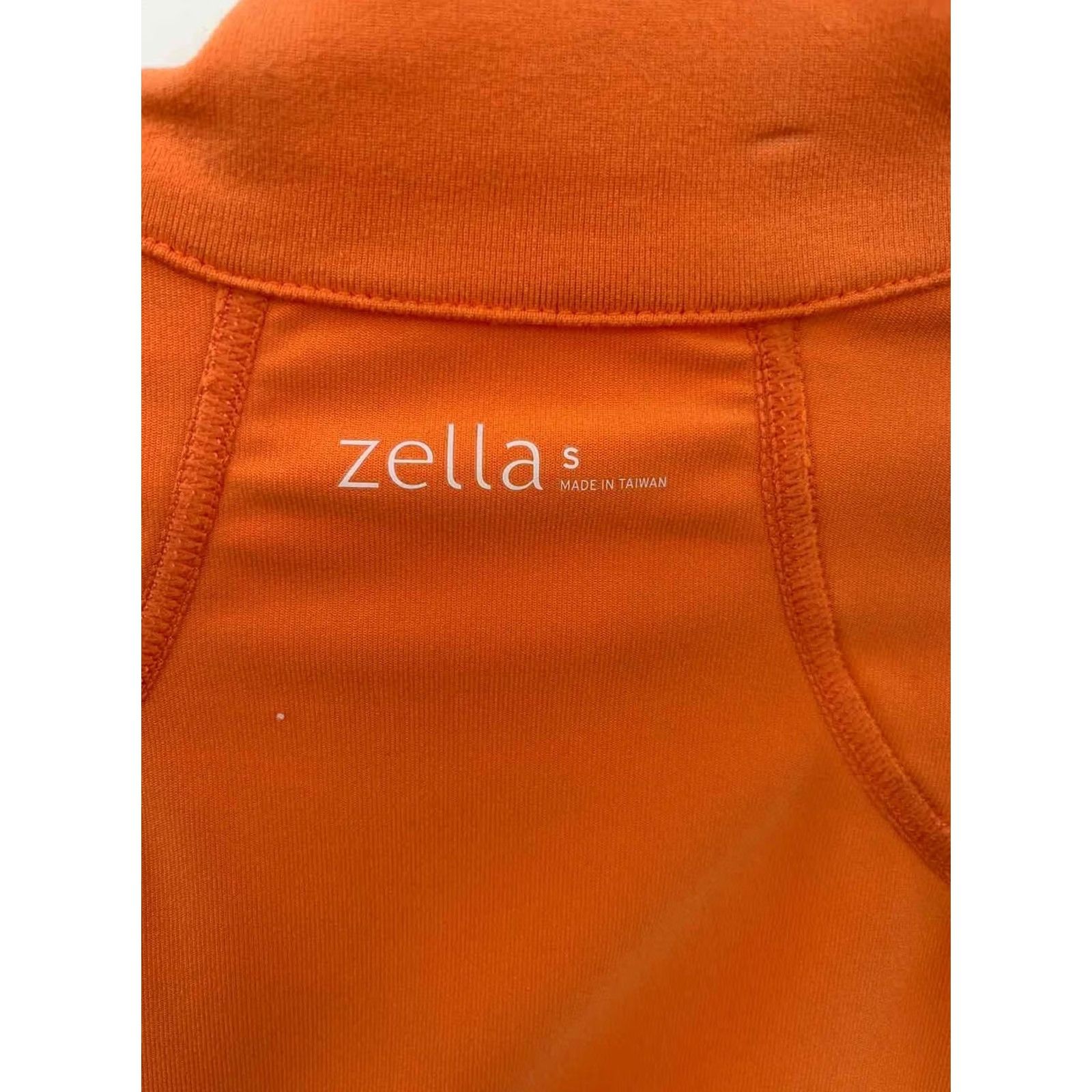 Vintage Pre-Owned Zella Orange Size Small Athletic Jacket Size S / US 4 / IT 40 - 3 Thumbnail