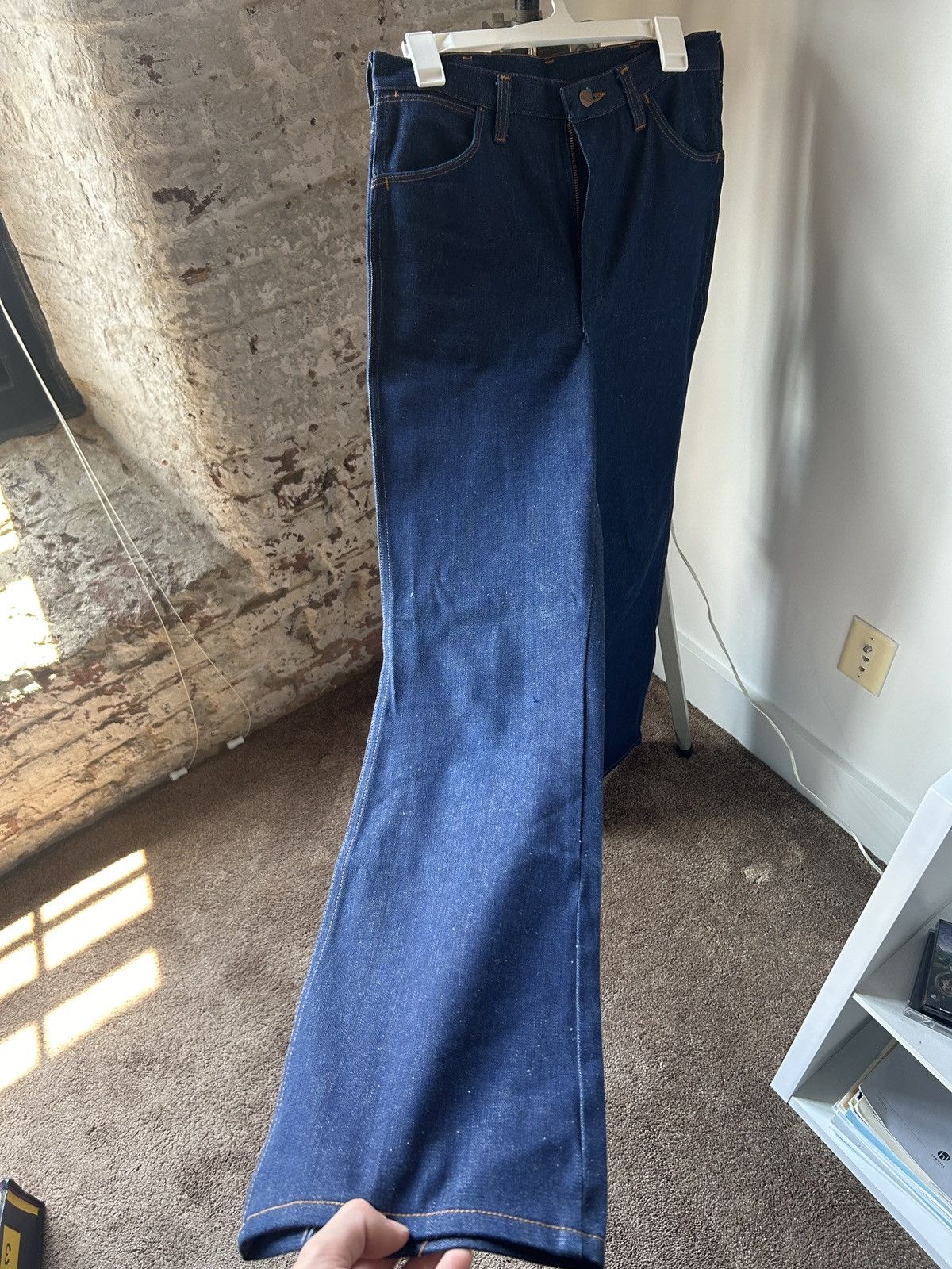 Vintage × Wrangler Vintage Made in USA Wrangler Flares Size US 32 / EU 48 - 1 Thumbnail