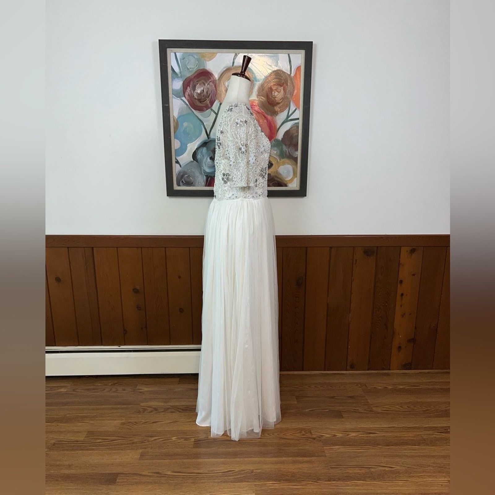 Other Stunning ModCloth Everlasting Romance Wedding Gown! Size L / US 10 / IT 46 - 4 Thumbnail