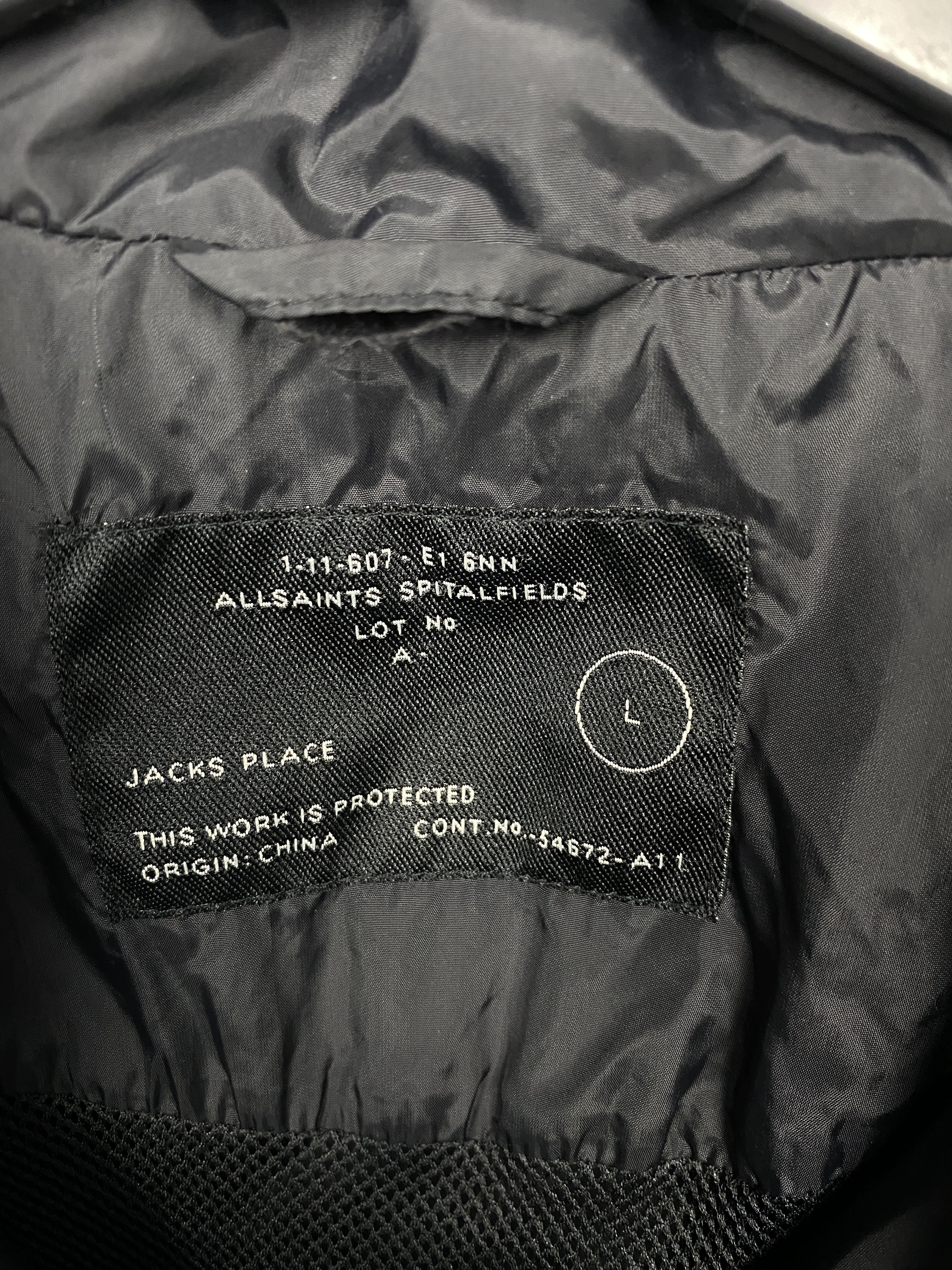 Allsaints Allsaints Vintage Mens Nylon Vacant Jacket Size US L / EU 52-54 / 3 - 5 Thumbnail