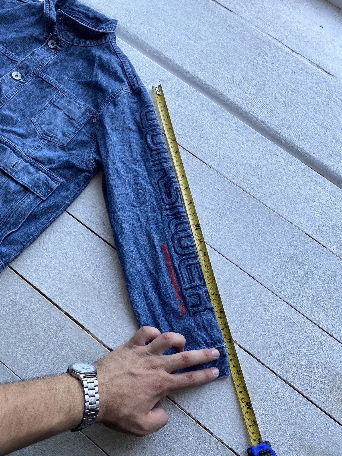Quiksilver 🔥90s Quiksilver Vntg Rare Surf Archive Denim Jacket y2k Size M / US 6-8 / IT 42-44 - 15 Thumbnail