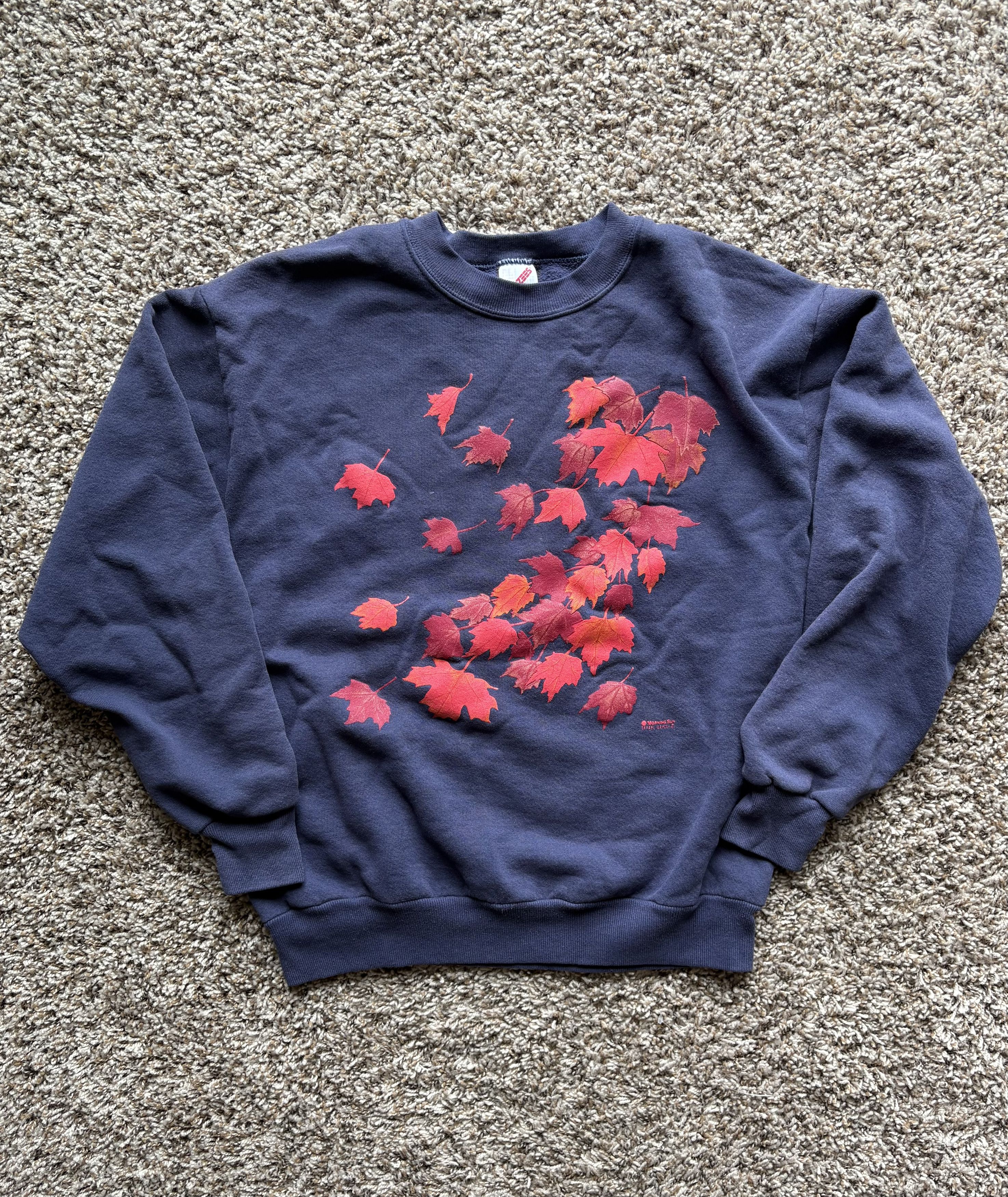 Jerzees Vintage Jerzees Leaves Sweatshirt Size US S / EU 44-46 / 1 - 1 Thumbnail