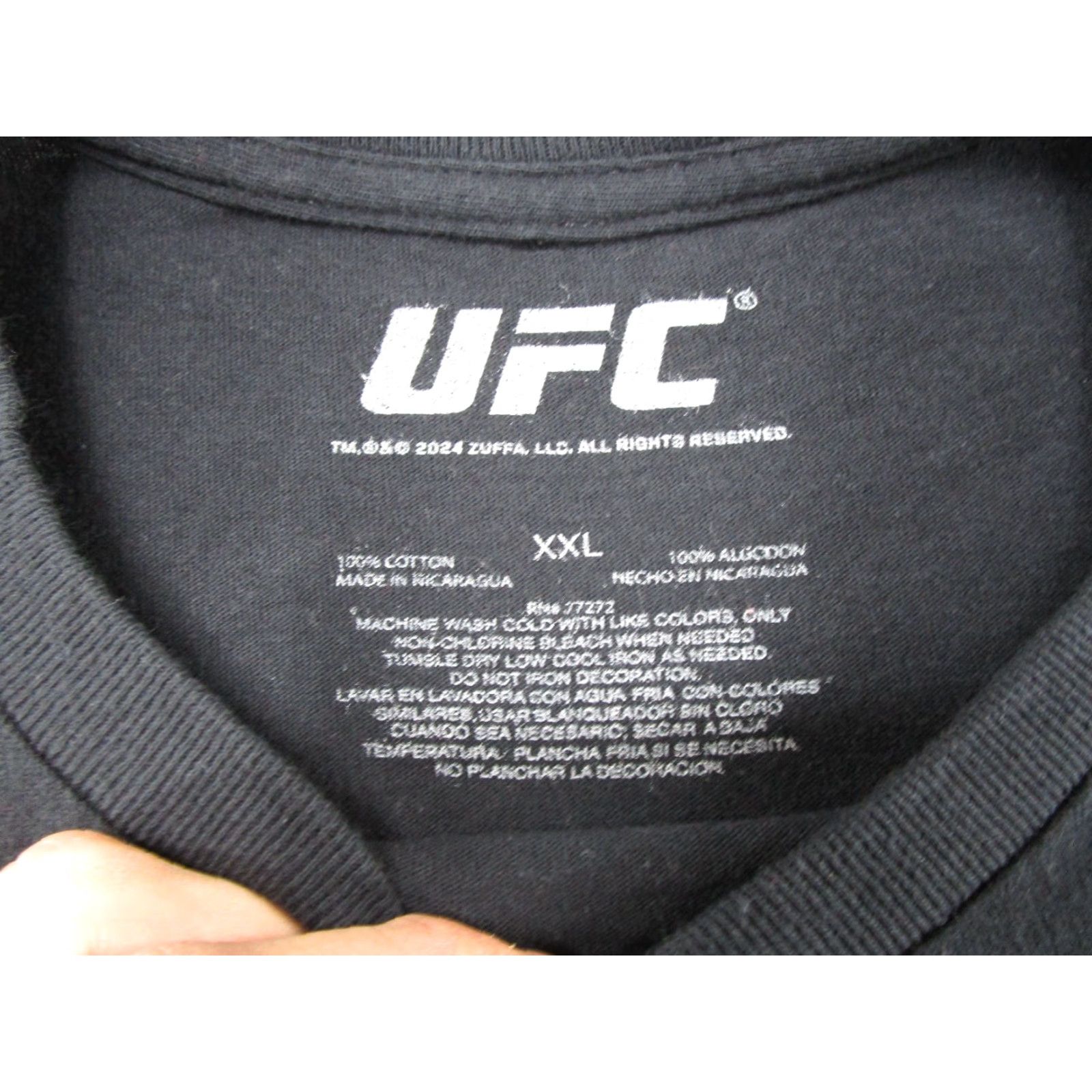 UFC UFC Shirt Men 2XL Black Short Sleeve Graphic Print Logo Connor McGregor Israel Adesanya Jon Jones UFC Sports Fighting T-Shirt Mens Size US XXL / EU 58 / 5 - 3 Thumbnail