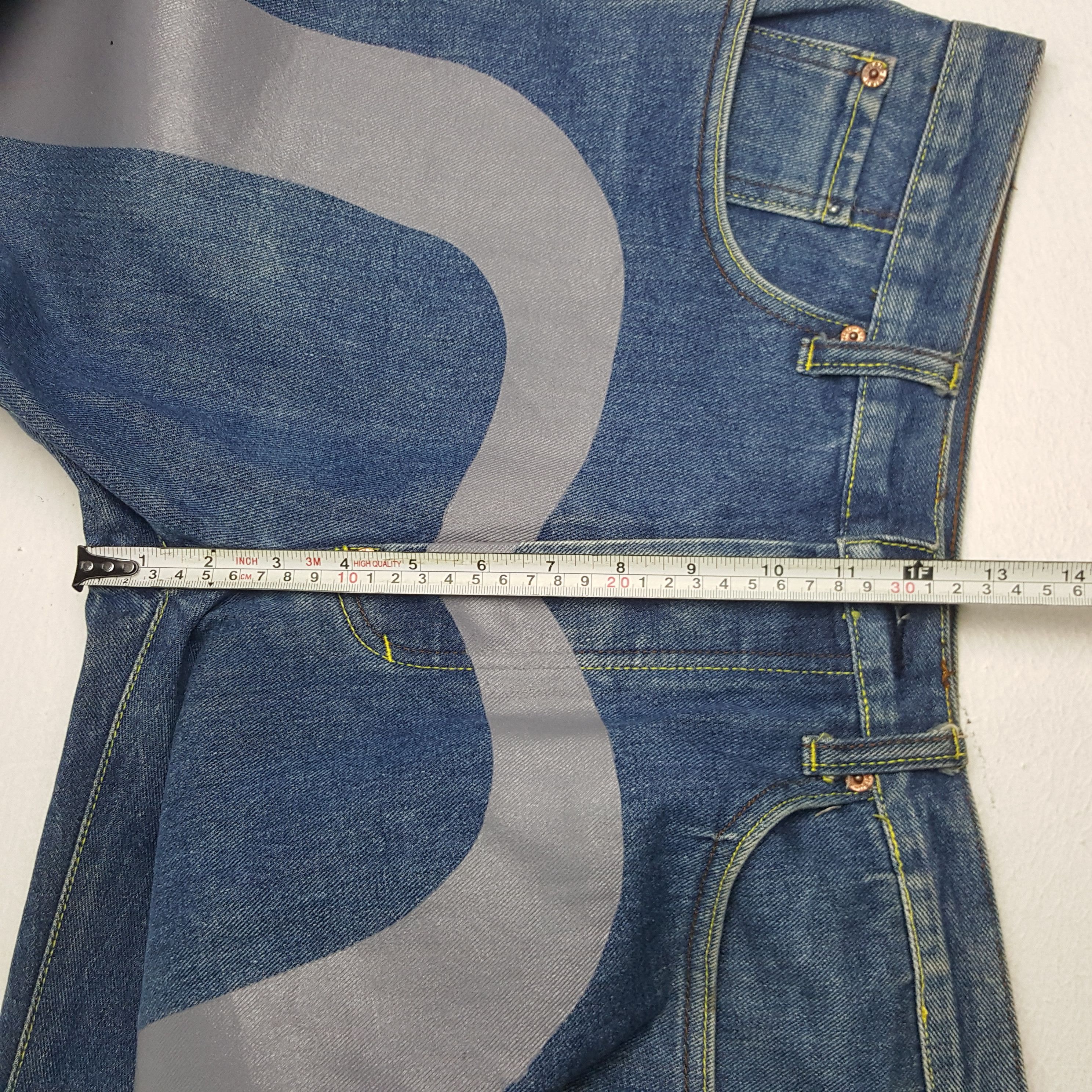 Japanese Brand × Vintage Vintage Evisu Japanese Brand Daicock Custom Art Denim Jeans Size US 32 / EU 48 - 10 Thumbnail