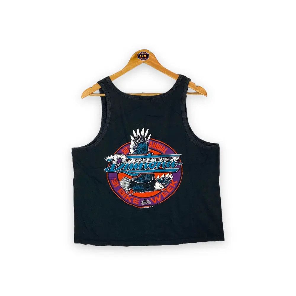 Harley Davidson Vintage 1990 HARLEY DAVIDSON Daytona Bike Week Tank Tops Size US L / EU 52-54 / 3 - 6 Thumbnail