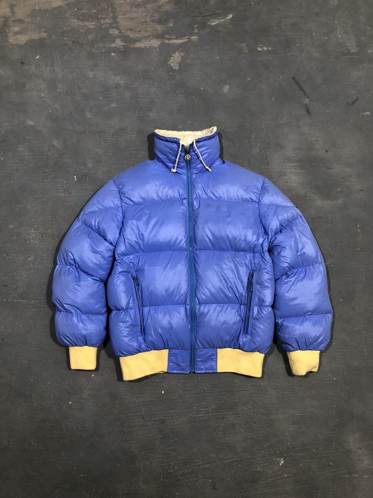 image of Vintage Moncler Skiwear Asics Down Jacket in Lilac, Men's (Size Small)