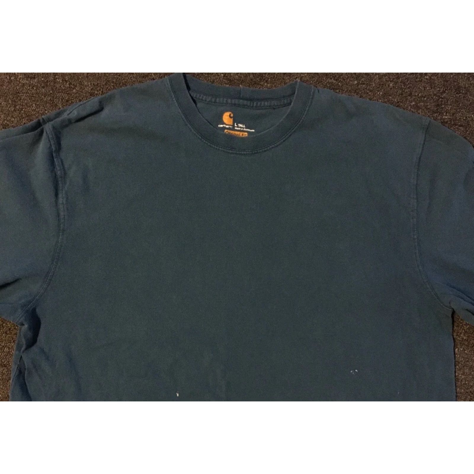 Thrasher VINTAGE Carhartt Shirt L Blue 90s Grunge Distressed Paint Spellout T-Shirt Men Long Sleeve Biker Surf Skate Thrased Size US L / EU 52-54 / 3 - 4 Thumbnail