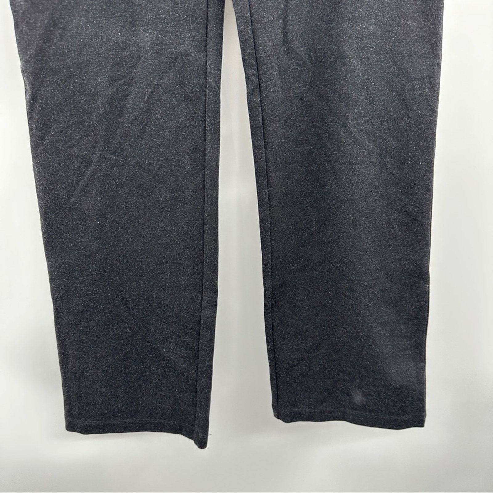 Eileen Fisher Eileen Fisher Dark Gray Mid Rise Straight Leg Pull On Pants Size 27" / US 4 / IT 40 - 3 Thumbnail