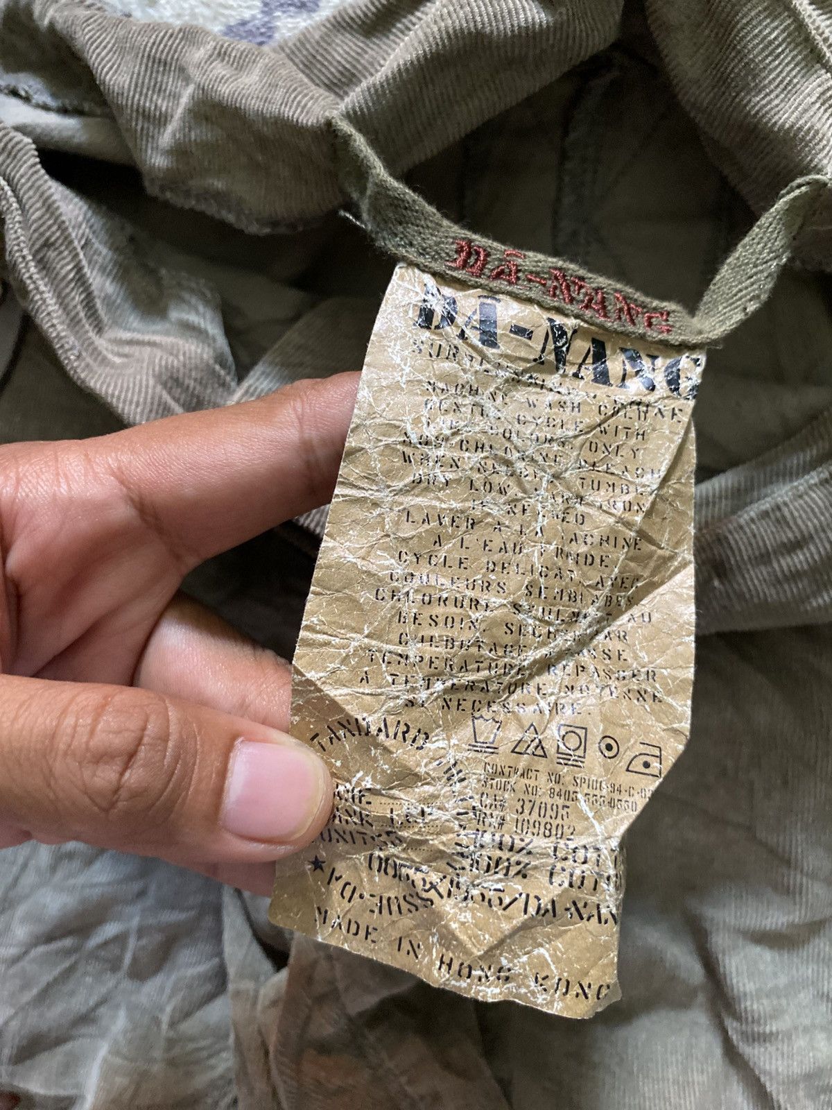 If Six Was Nine × Japanese Brand × Le Grande Bleu (L.G.B.) 2000s Da-Nang bondage punk cargo corduroy pants Size US 32 / EU 48 - 10 Thumbnail