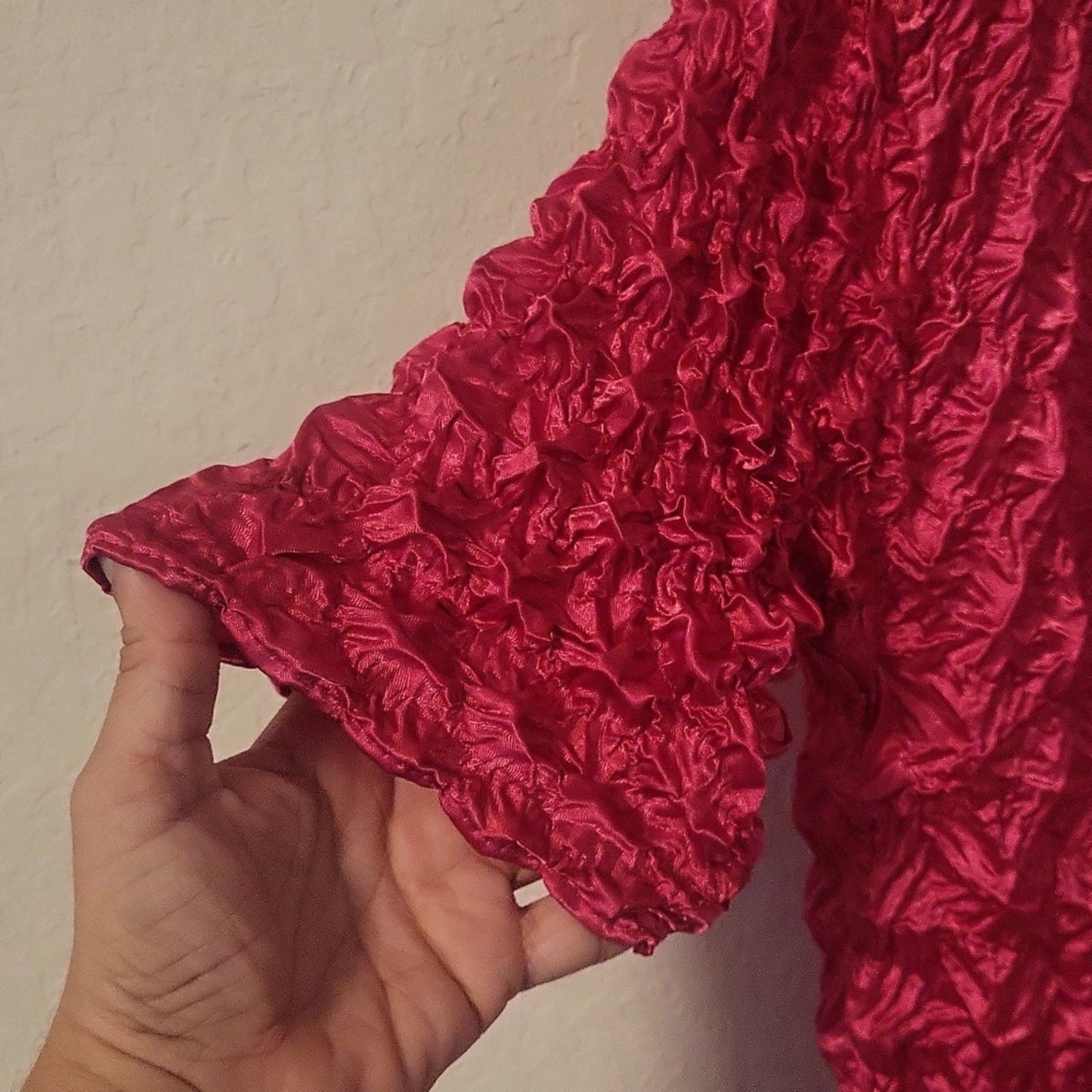 Other Vintage Y2K 90's Style Pink Popcorn/Bubble Shirt Size M / US 6-8 / IT 42-44 - 7 Thumbnail