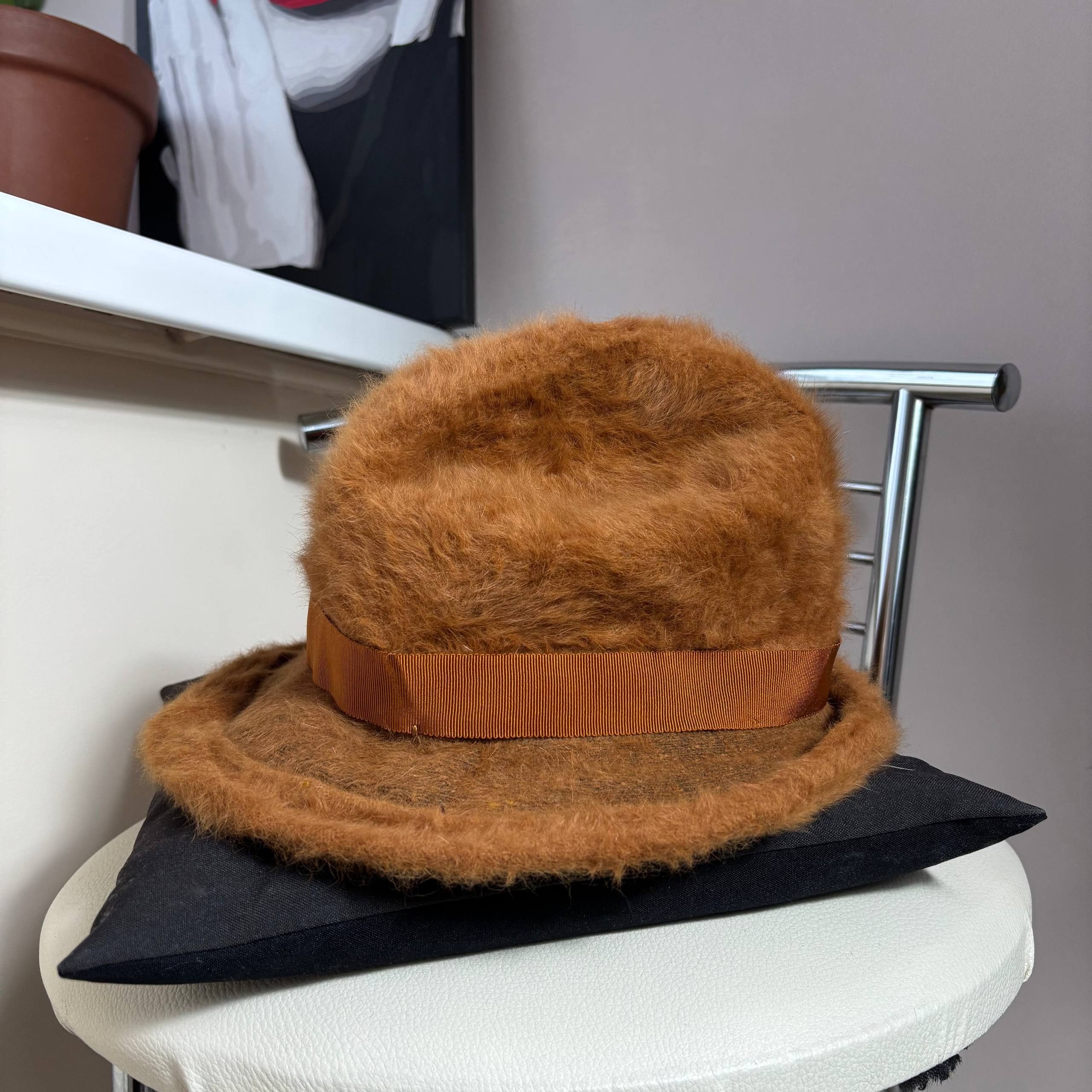 Kangol W’s KANGOL Design Furgora Fedora Fur Hat Cap Vintage England Size ONE SIZE - 2 Thumbnail