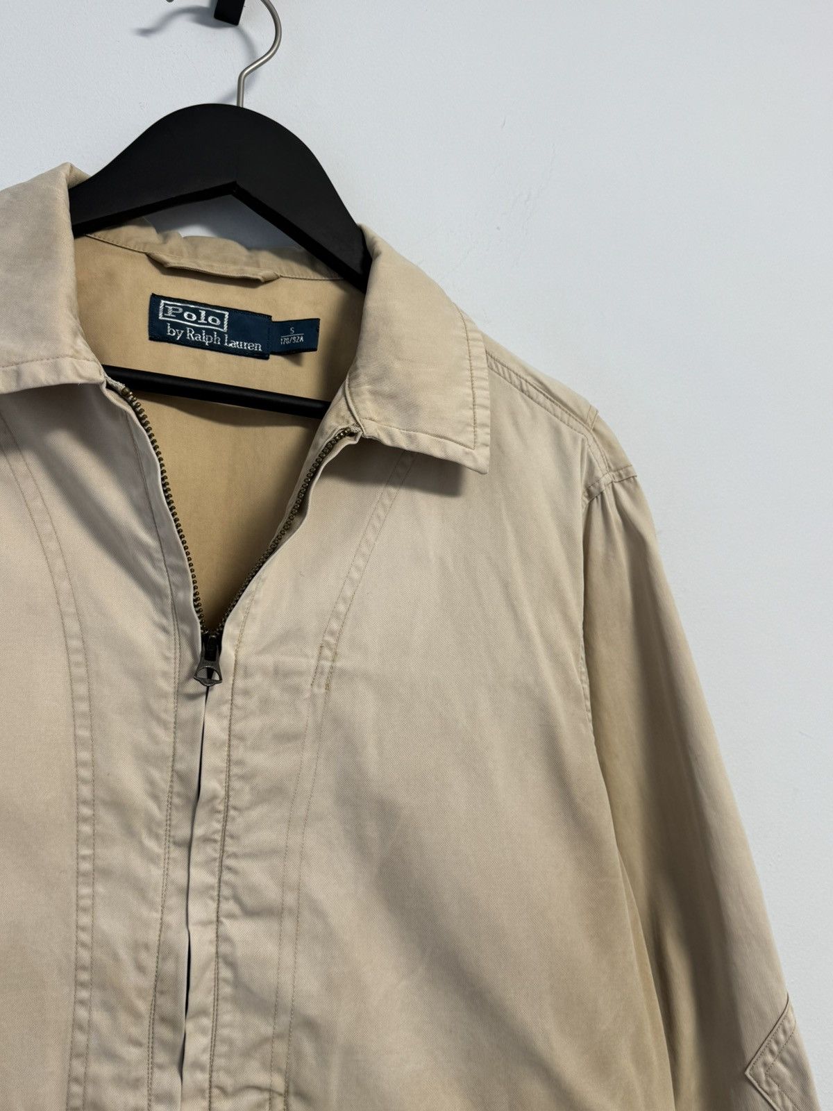 Polo Ralph Lauren Polo Ralph Lauren Beige Zip Jacket Lightweight Casual Size S / US 4 / IT 40 - 3 Thumbnail