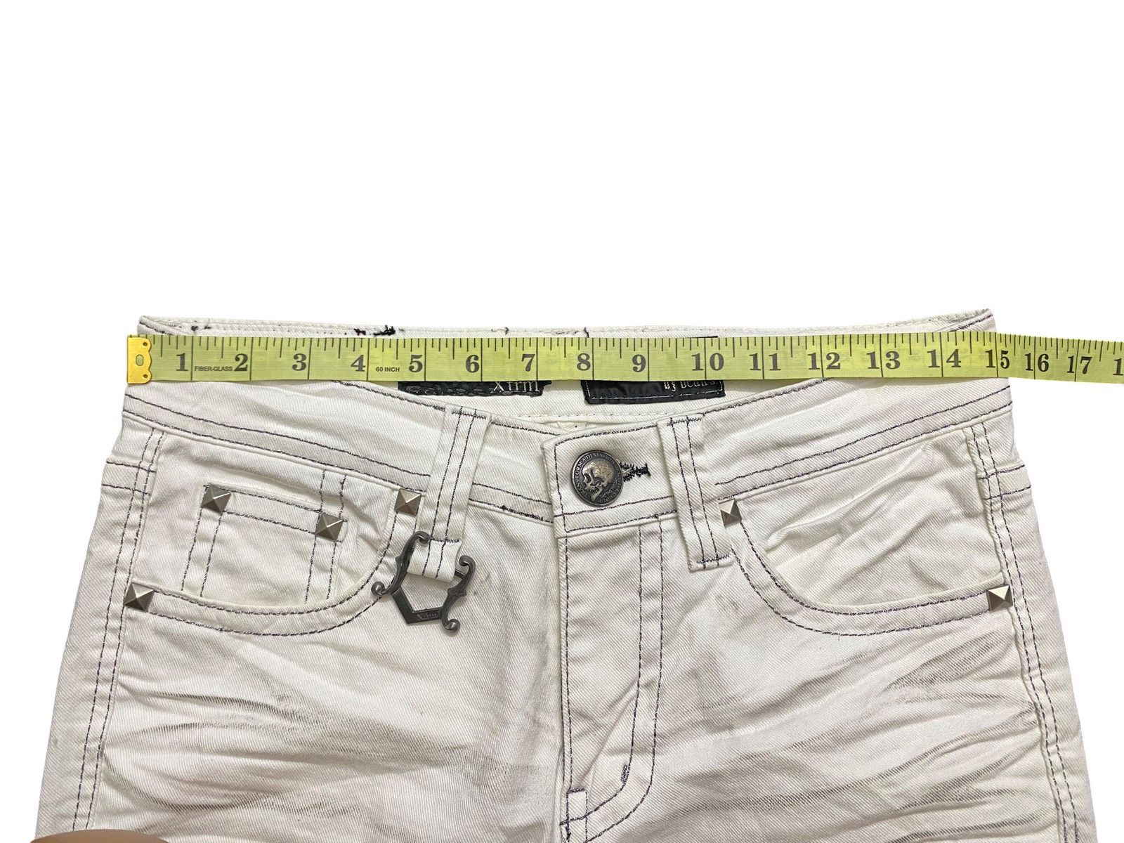 If Six Was Nine Xfrm Flared White Whisker Denim Size US 30 / EU 46 - 24 Thumbnail