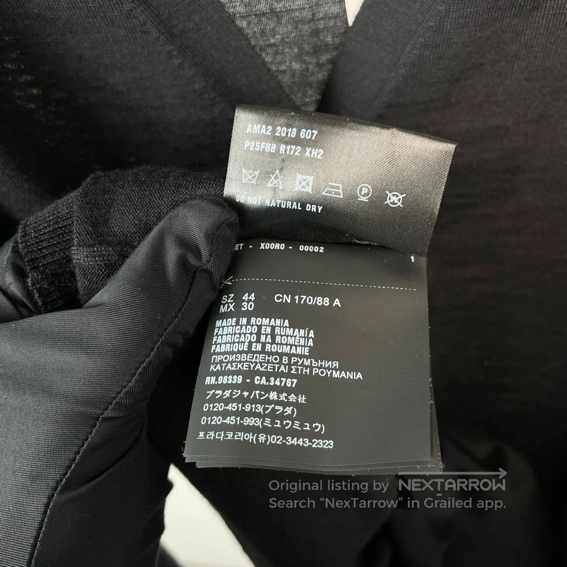 Prada Prada Black Thin Knit Cardigan Jacket| Size US S / EU 44-46 / 1 - 6 Thumbnail