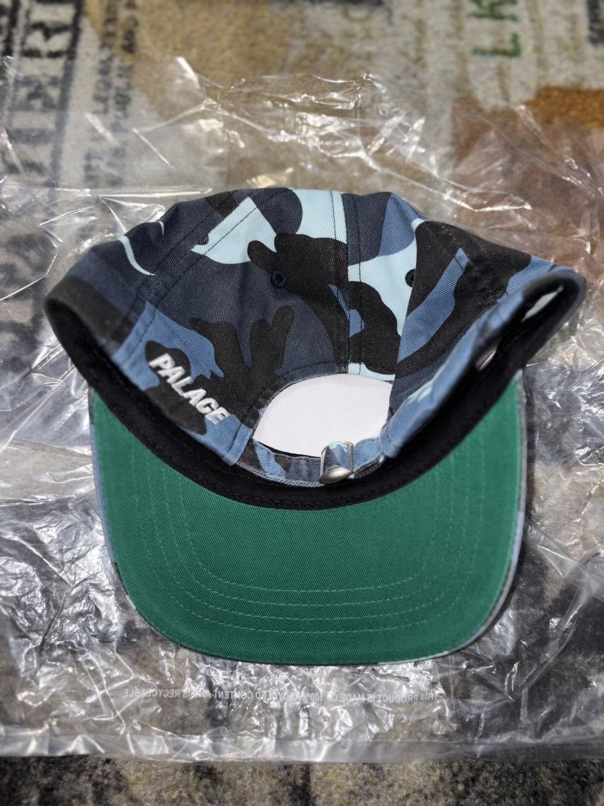 Palace Palace P 6-Panel Hat Washed Navy Camo Size ONE SIZE - 3 Thumbnail