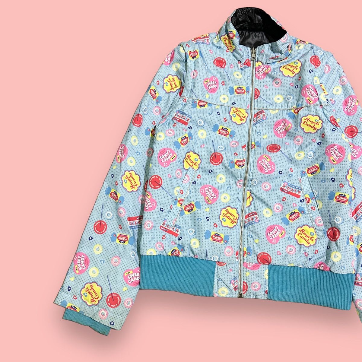Angel Blue × Hysteric Glamour × Japanese Brand 1990s Angle Blue - Reversible Puffer Jacket Size US S / EU 44-46 / 1 - 7 Thumbnail